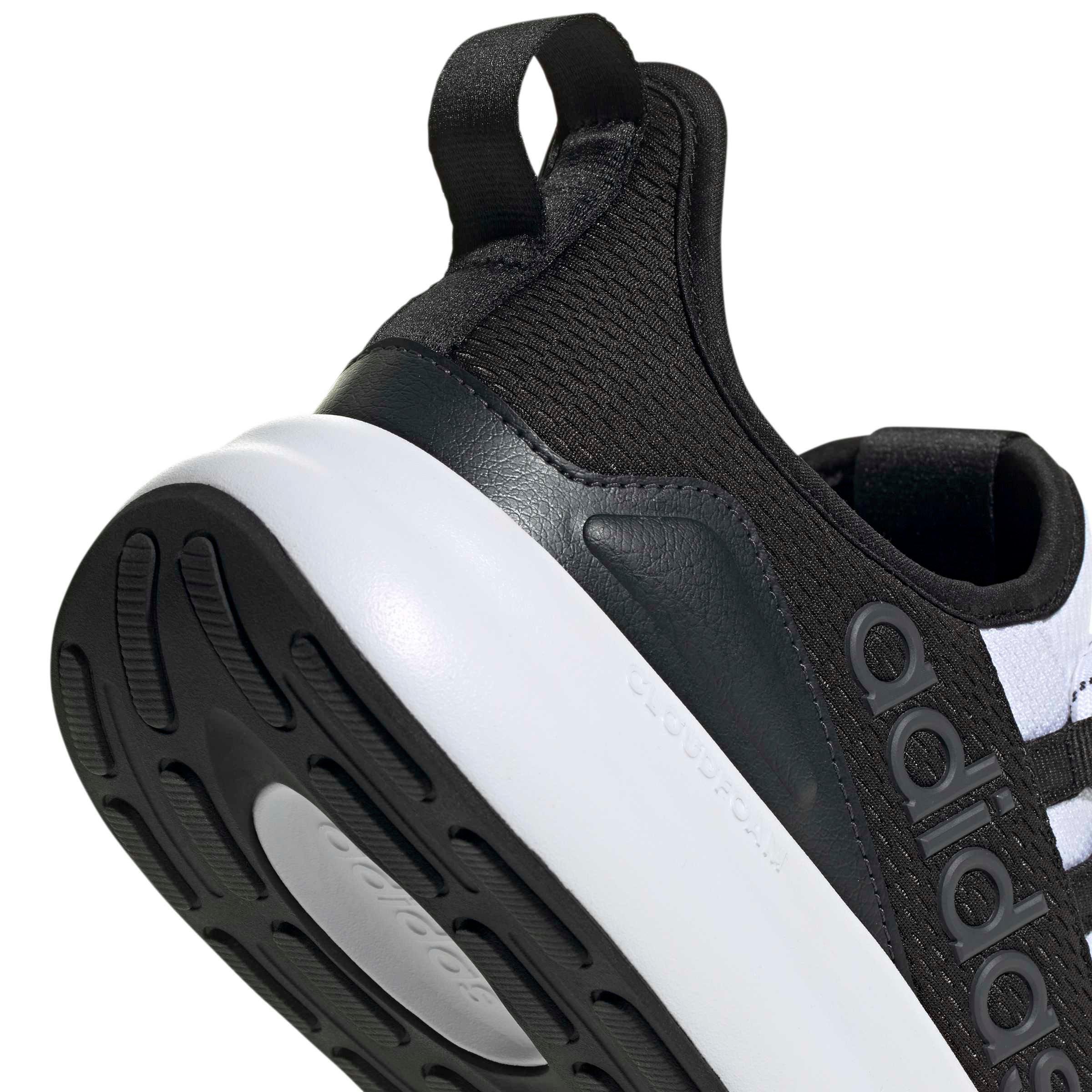 adidas Lite Racer Adapt 8.0 "Ftwr White/Core Black/Carbon" Men's Shoe - WHITE/BLACK/CARBON