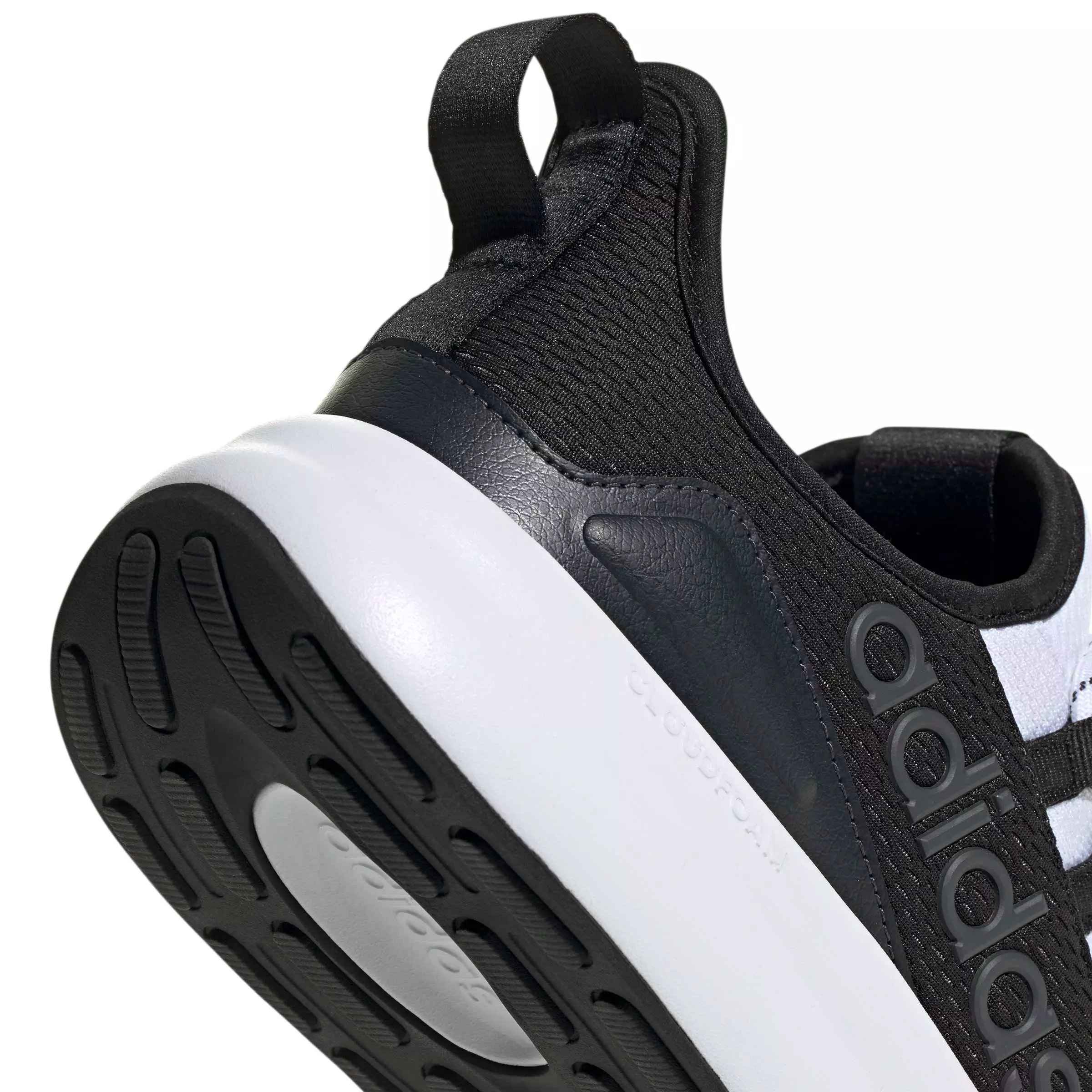 adidas Lite Racer Adapt 8.0 "Ftwr White/Core Black/Carbon" Men's Shoe - WHITE/BLACK/CARBON