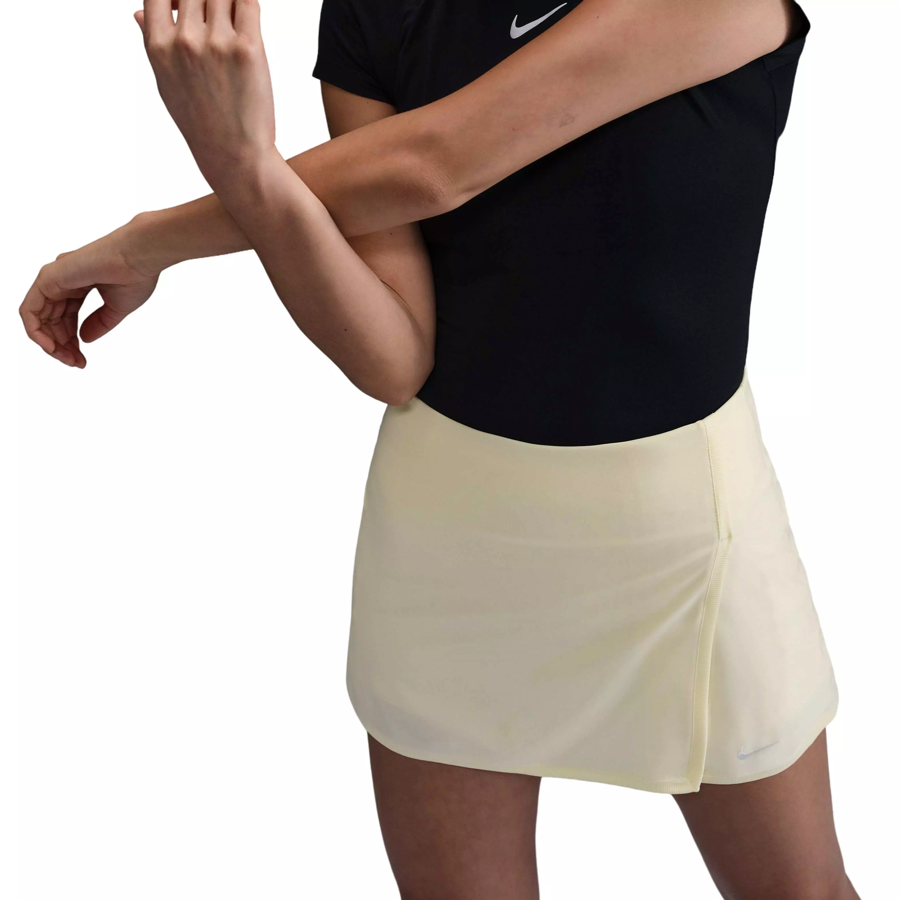 Nike Women's Dri-FIT Victory ​Mid-Rise Straight Tennis Skirt -Yellow - YELLOW