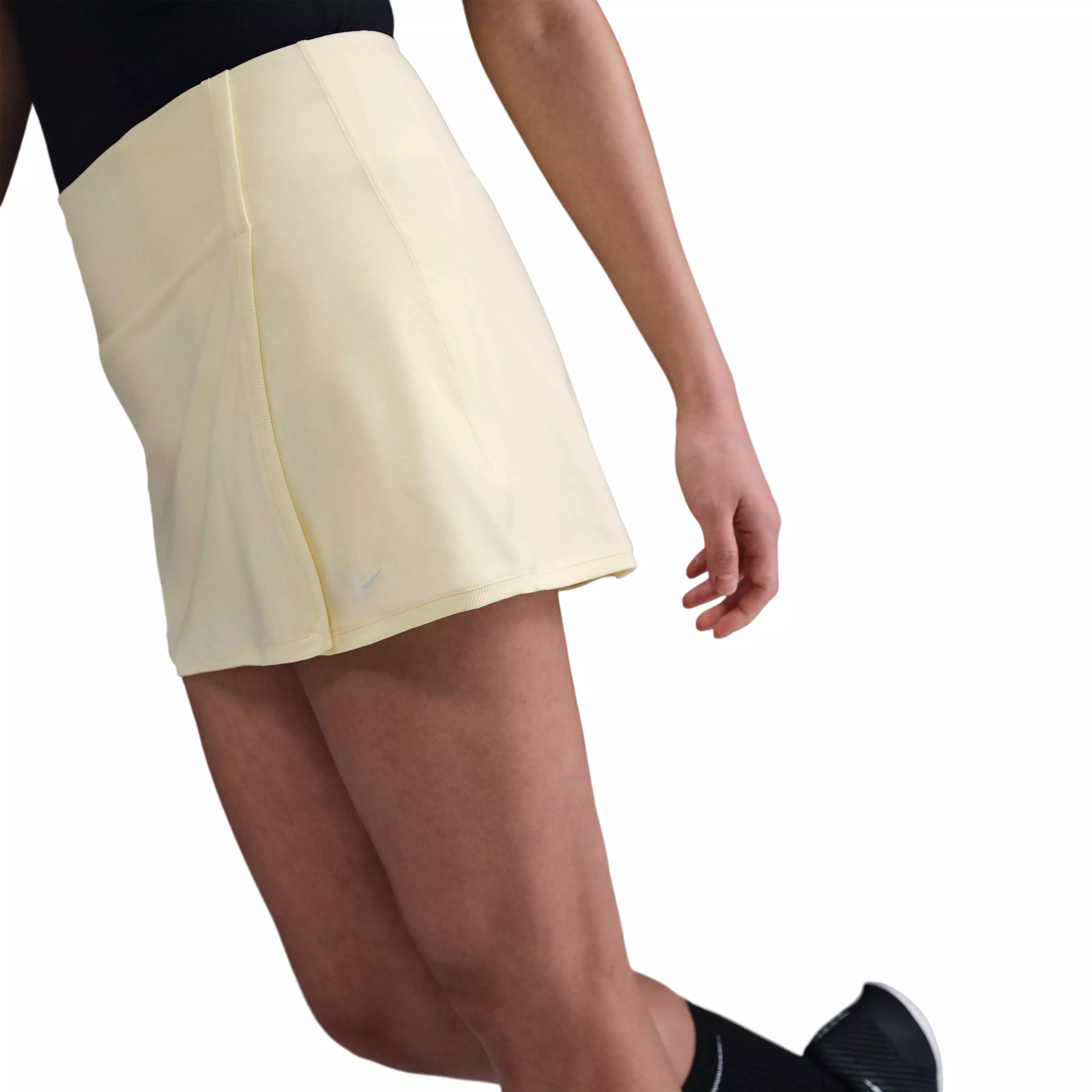 Nike Women's Dri-FIT Victory ​Mid-Rise Straight Tennis Skirt -Yellow - YELLOW