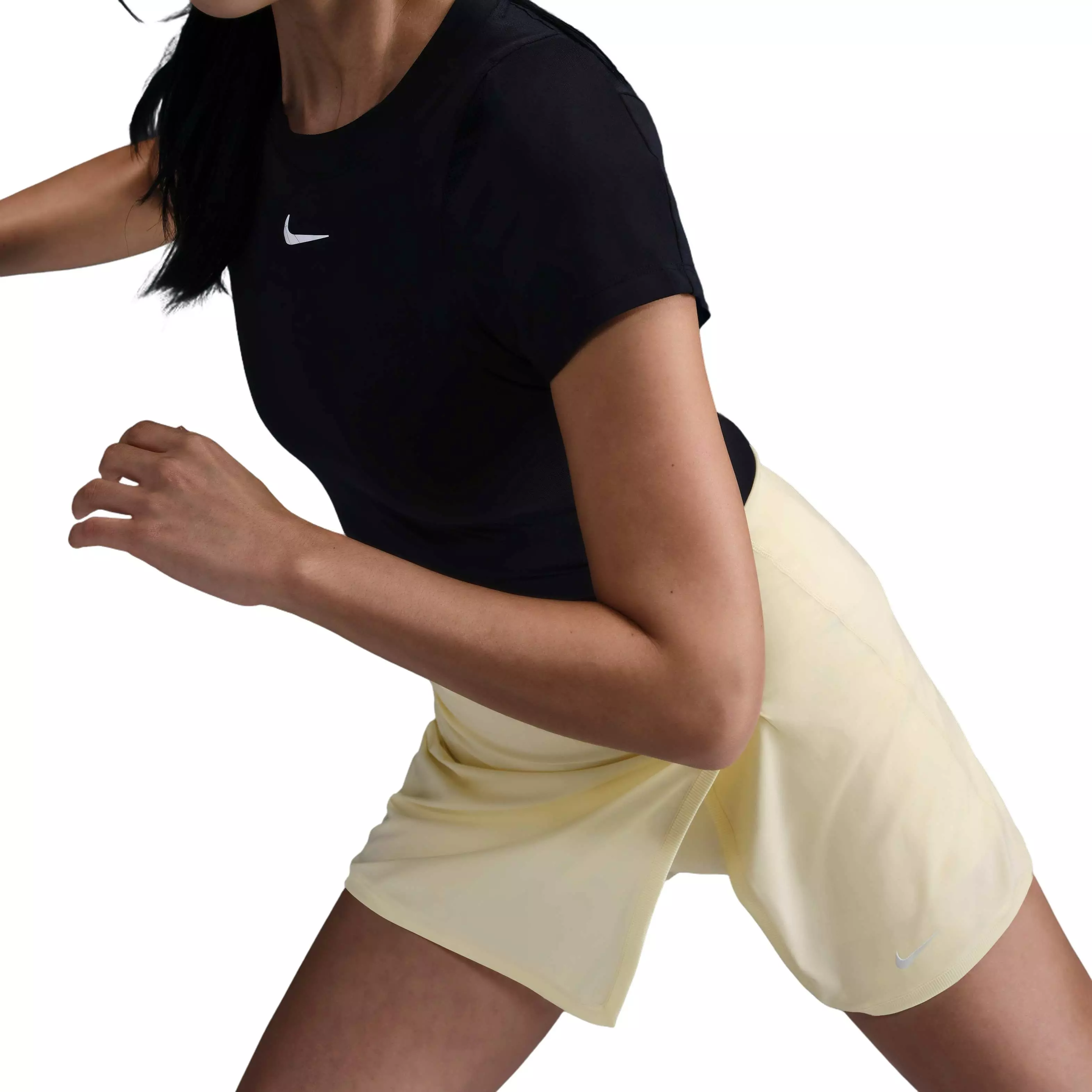 Nike Women's Dri-FIT Victory ​Mid-Rise Straight Tennis Skirt -Yellow - YELLOW