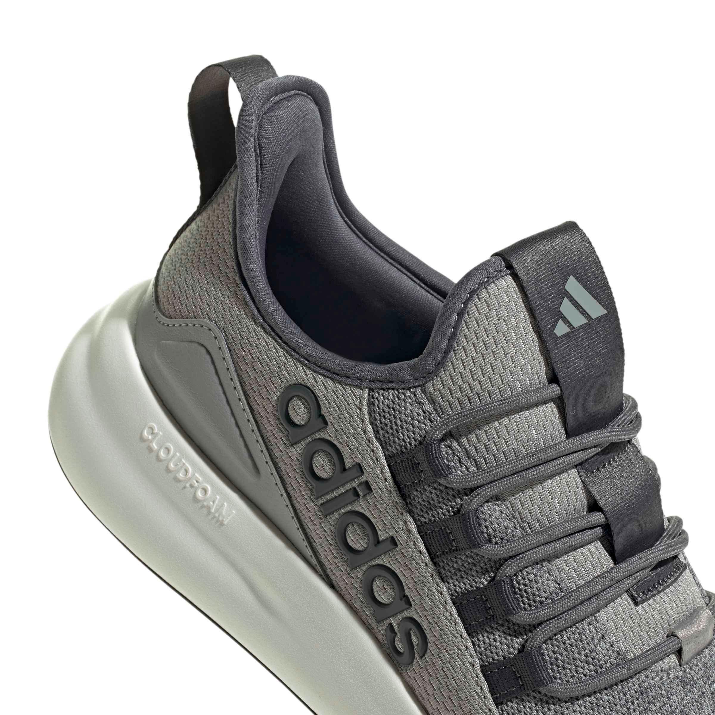 adidas Lite Racer Adapt 8.0 "Mgh Solid Grey/Grey Four/Grey Six" Men's Shoe - GREY/GREY/GREY