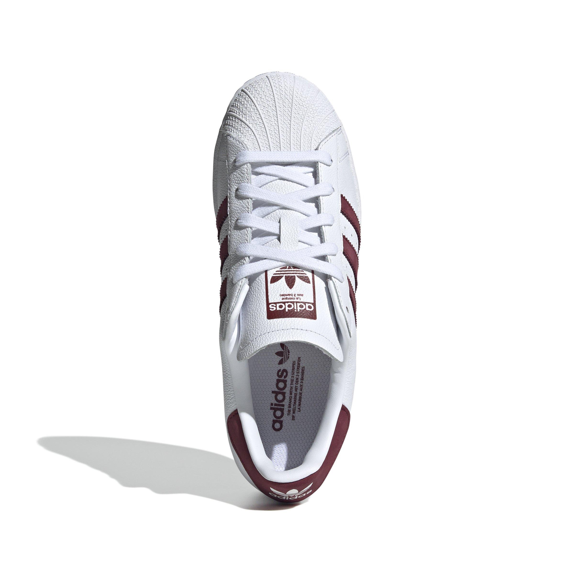 adidas Originals Superstar Women's "Ftwr White/Shadow Red/Ftwr White" Shoe