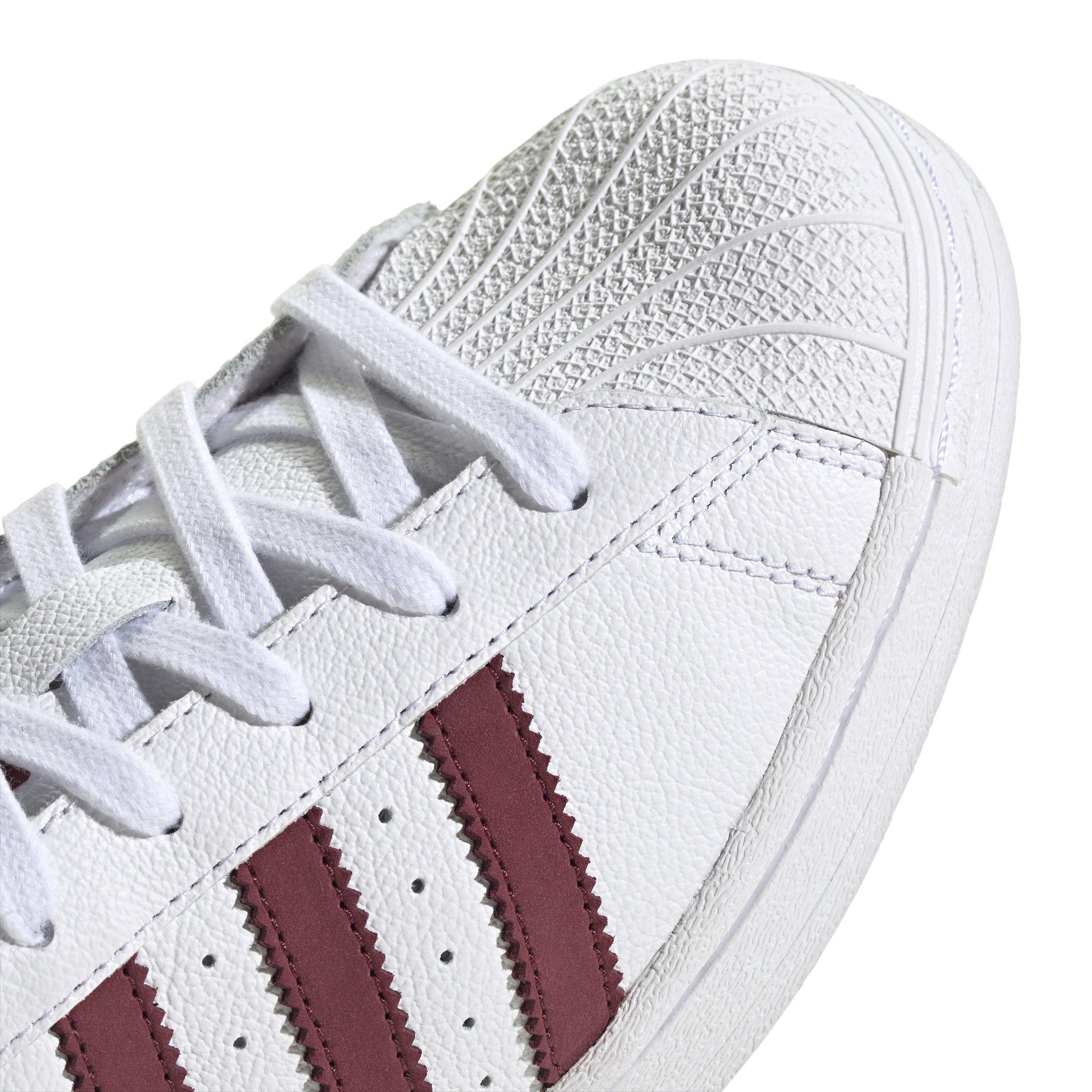 adidas Originals Superstar Women's "Ftwr White/Shadow Red/Ftwr White" Shoe