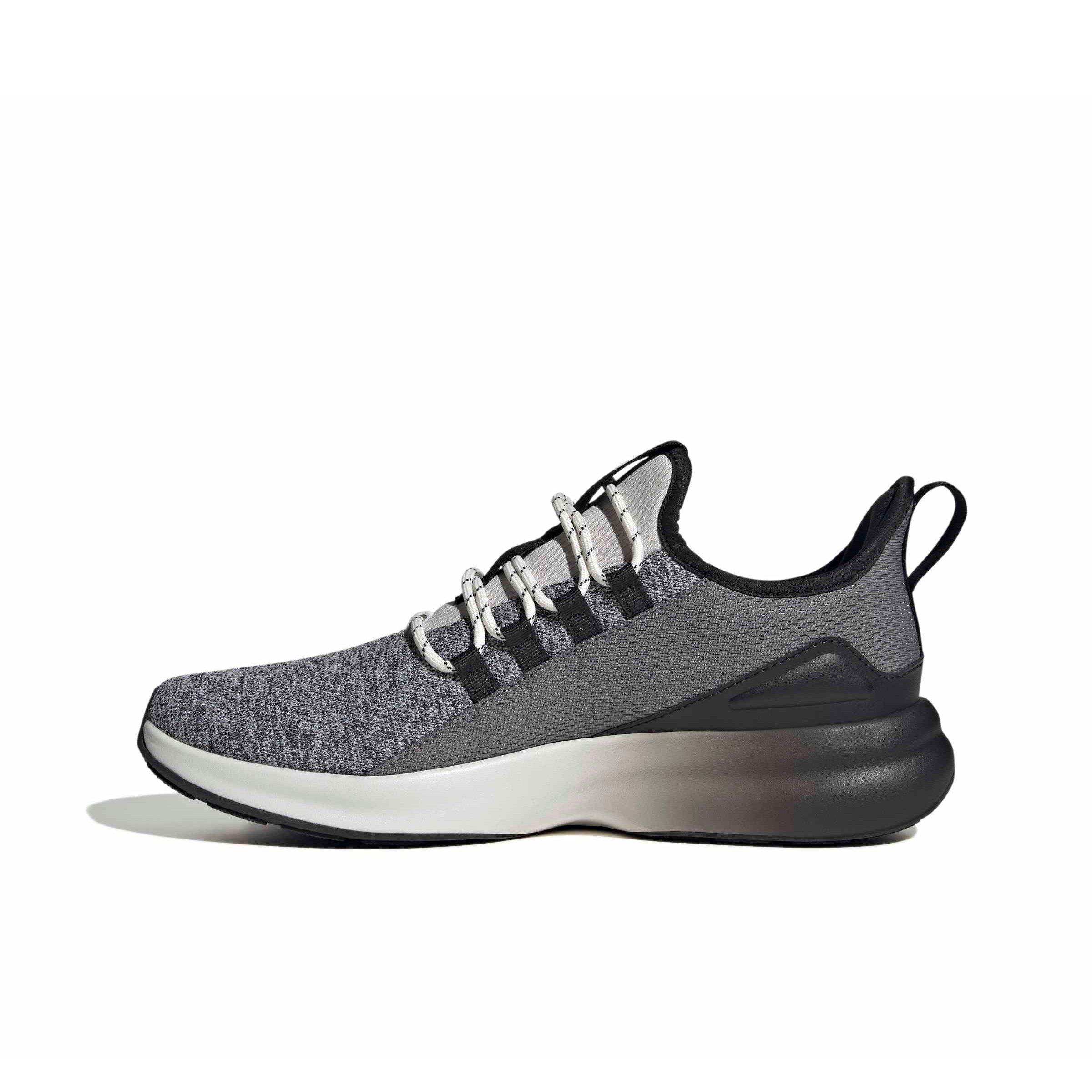 adidas Lite Racer Adapt 8.0 "Grey One/Grey Four/Core Black" Men's Wide Shoe - GREY/GREY/BLACK
