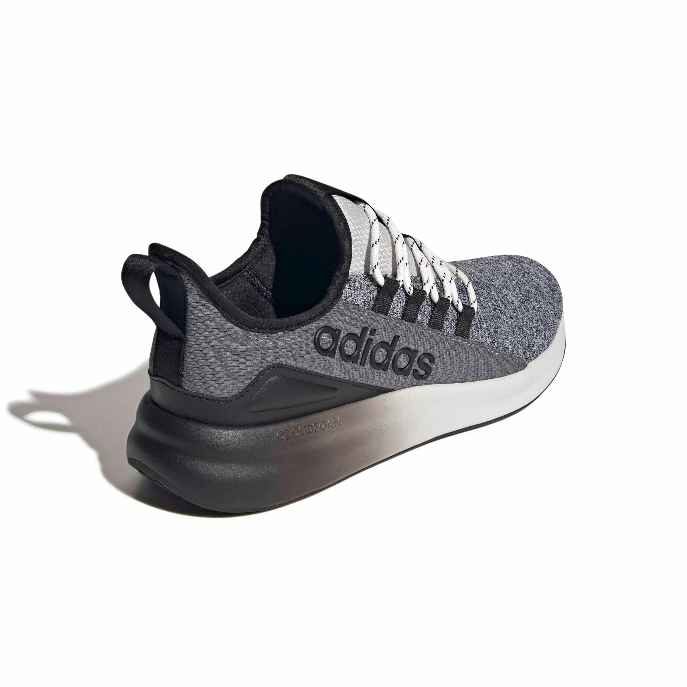 adidas Lite Racer Adapt 8.0 "Grey One/Grey Four/Core Black" Men's Wide Shoe - GREY/GREY/BLACK