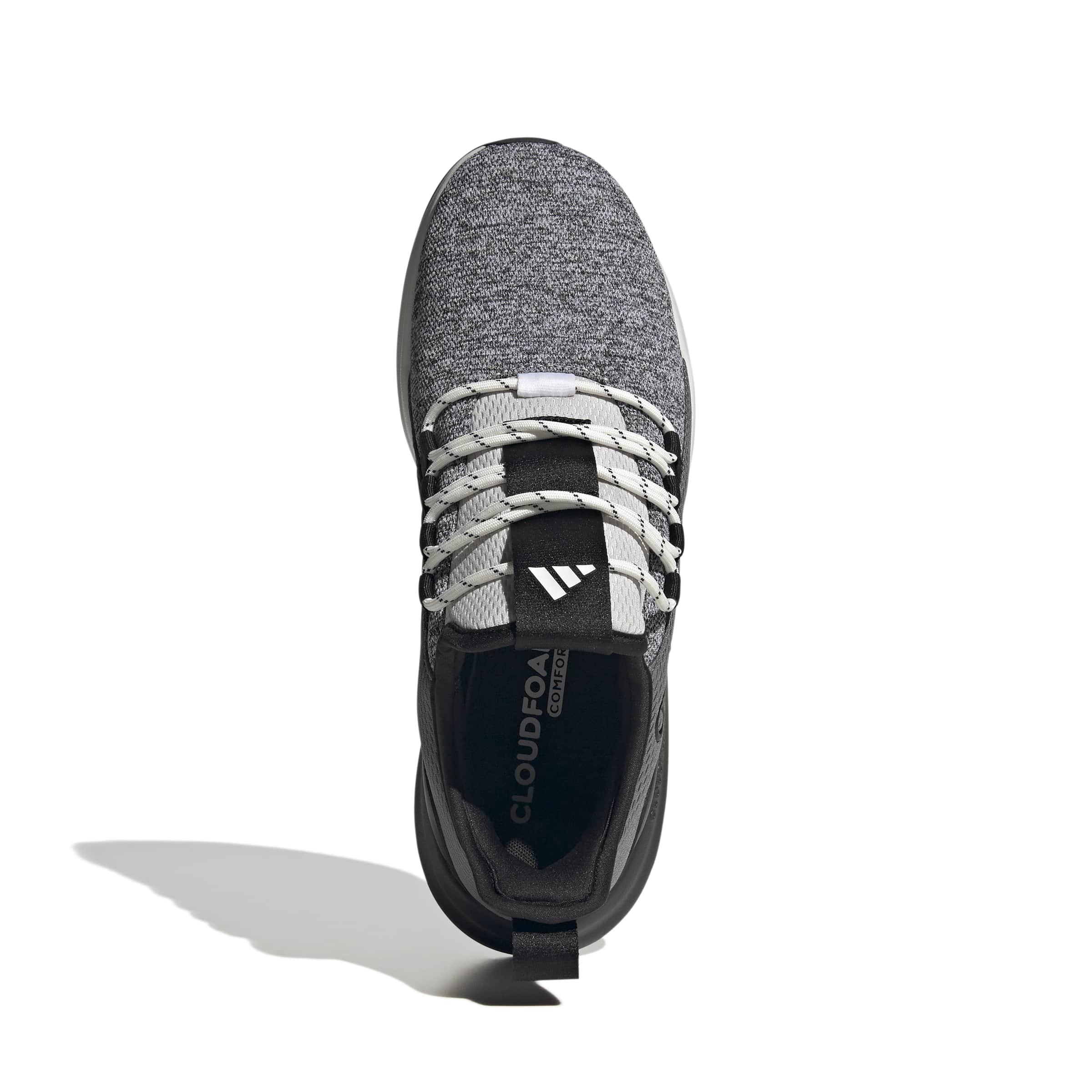 adidas Lite Racer Adapt 8.0 "Grey One/Grey Four/Core Black" Men's Wide Shoe - GREY/GREY/BLACK