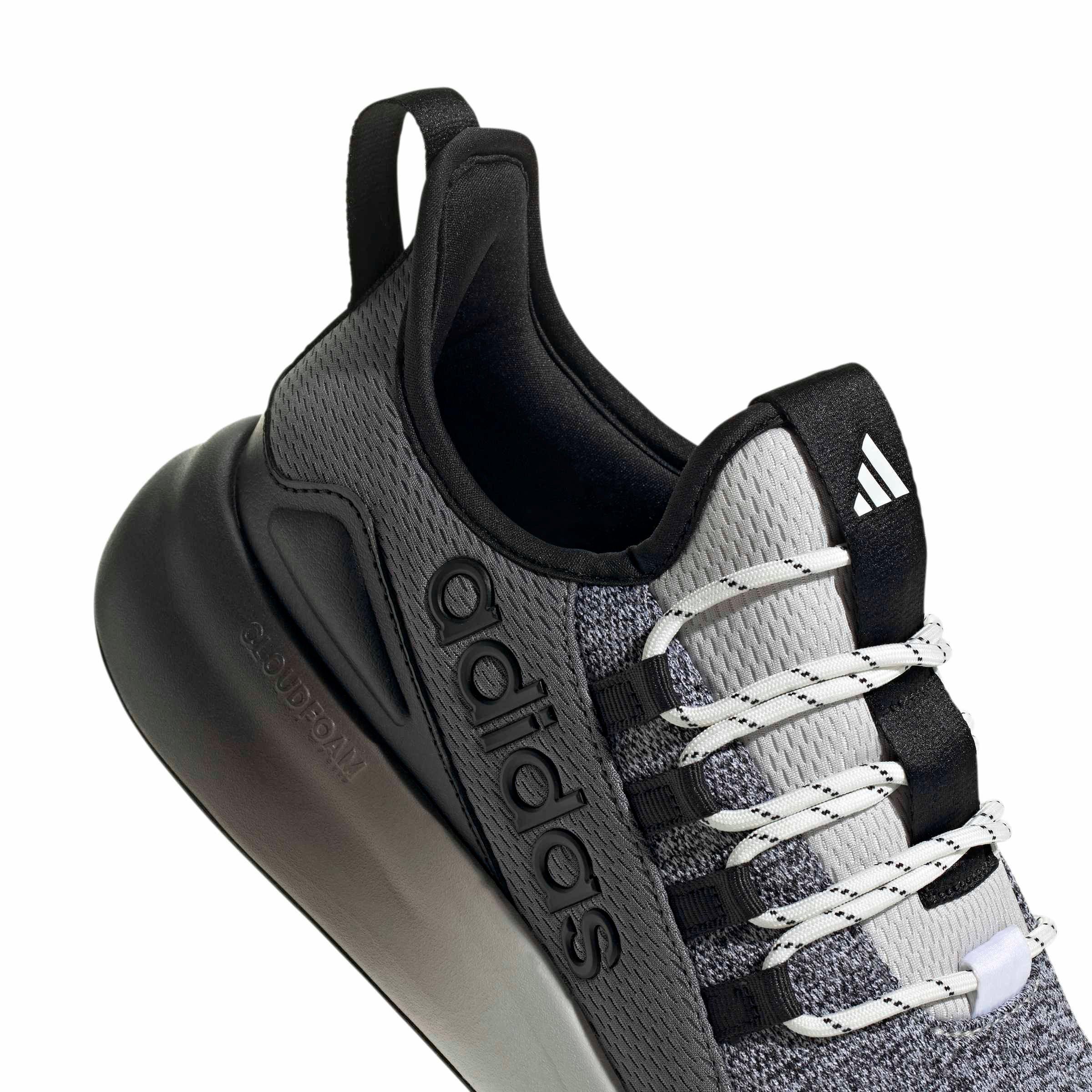 adidas Lite Racer Adapt 8.0 "Grey One/Grey Four/Core Black" Men's Wide Shoe - GREY/GREY/BLACK