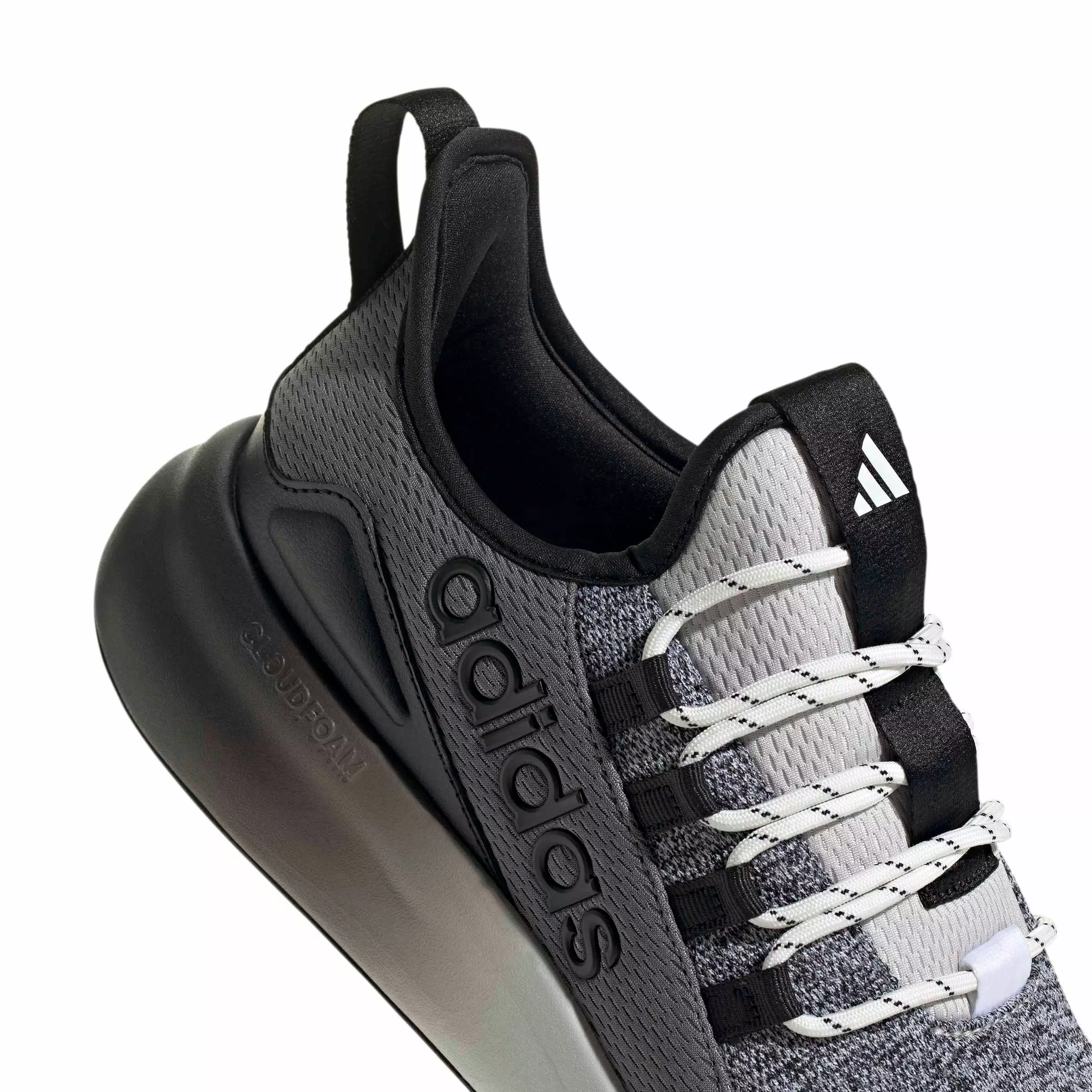 adidas Lite Racer Adapt 8.0 "Grey One/Grey Four/Core Black" Men's Wide Shoe - GREY/GREY/BLACK