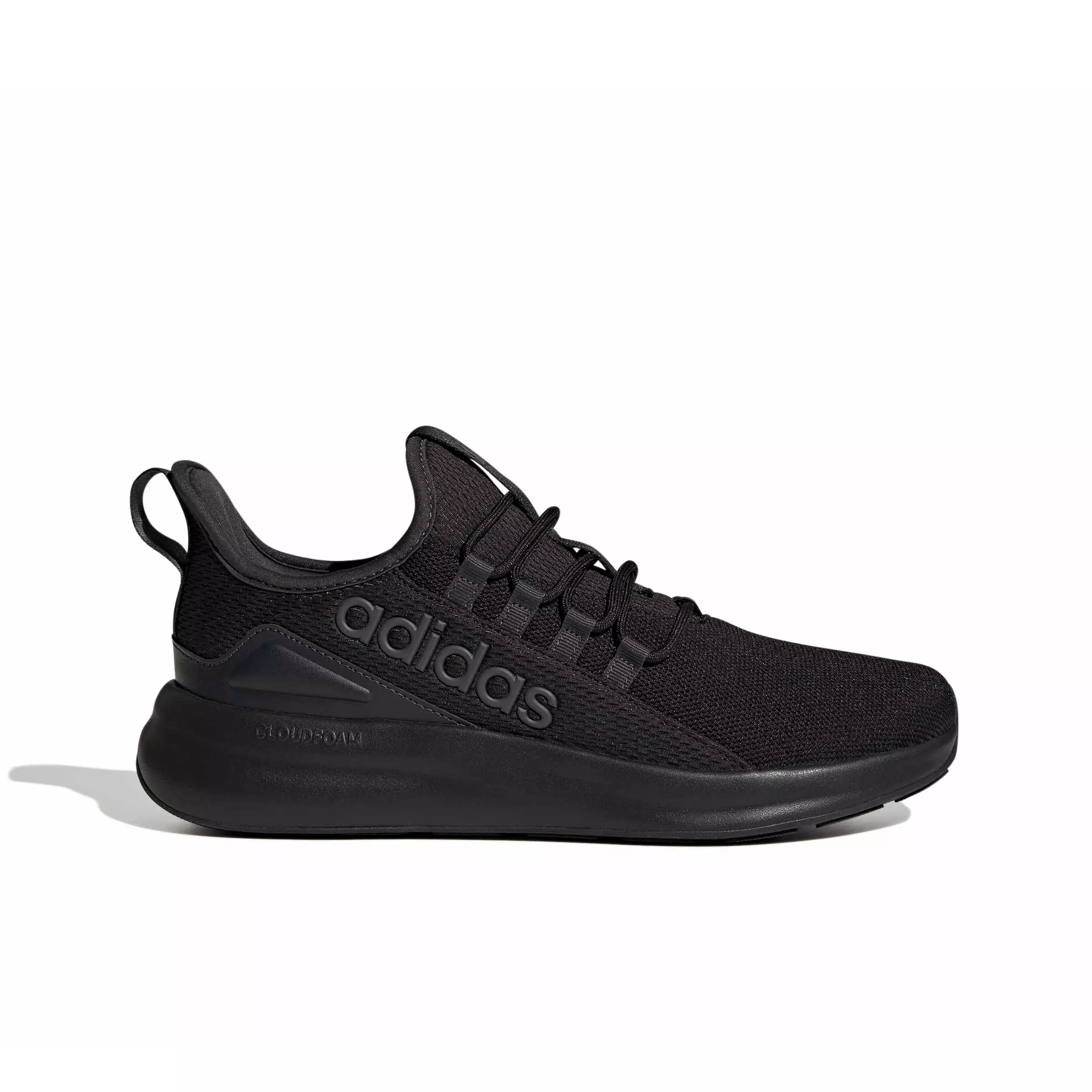 adidas Lite Racer Adapt 8.0 "Core Black/Core Black/Carbon" Men's Wide Shoe - BLACK/BLACK/CARBON