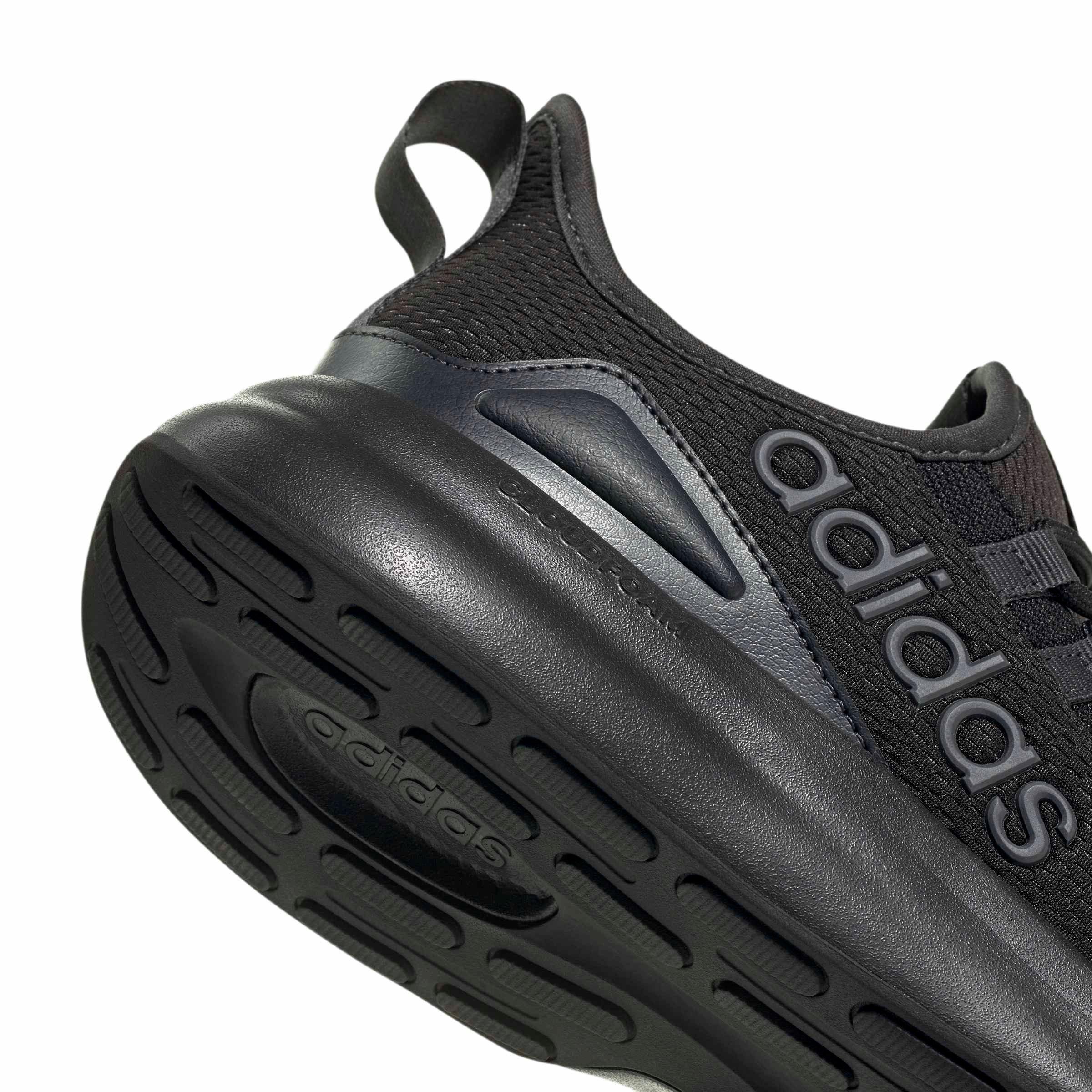 adidas Lite Racer Adapt 8.0 "Core Black/Core Black/Carbon" Men's Wide Shoe - BLACK/BLACK/CARBON