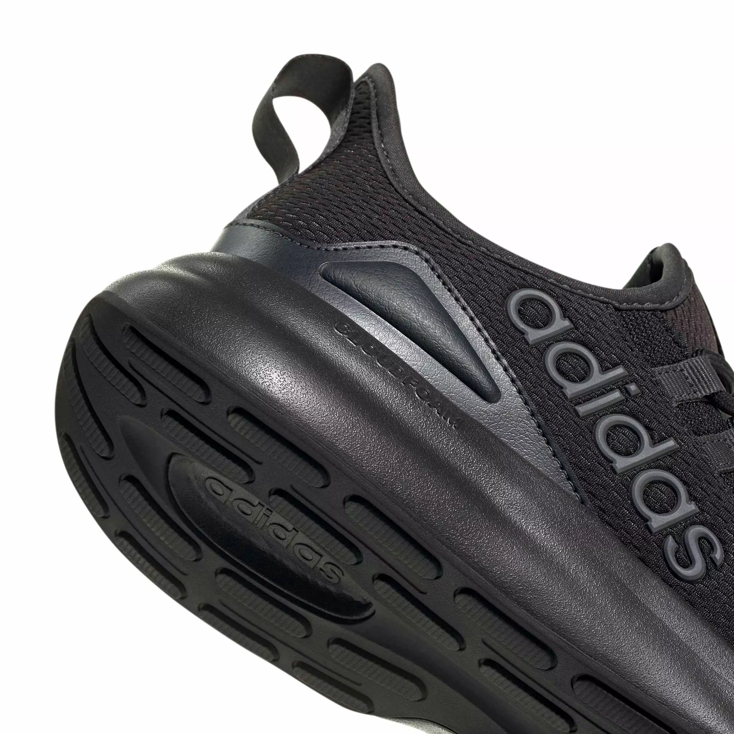 adidas Lite Racer Adapt 8.0 "Core Black/Core Black/Carbon" Men's Wide Shoe - BLACK/BLACK/CARBON