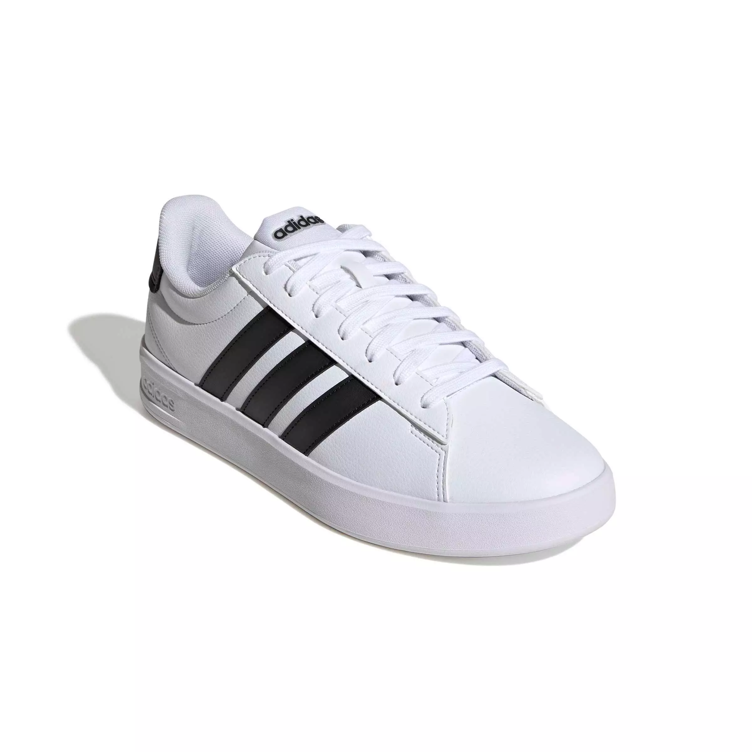 adidas Grand Court "Ftwr White/Core Black/Ftwr White" Men's Shoe - WHITE/BLACK/WHITE