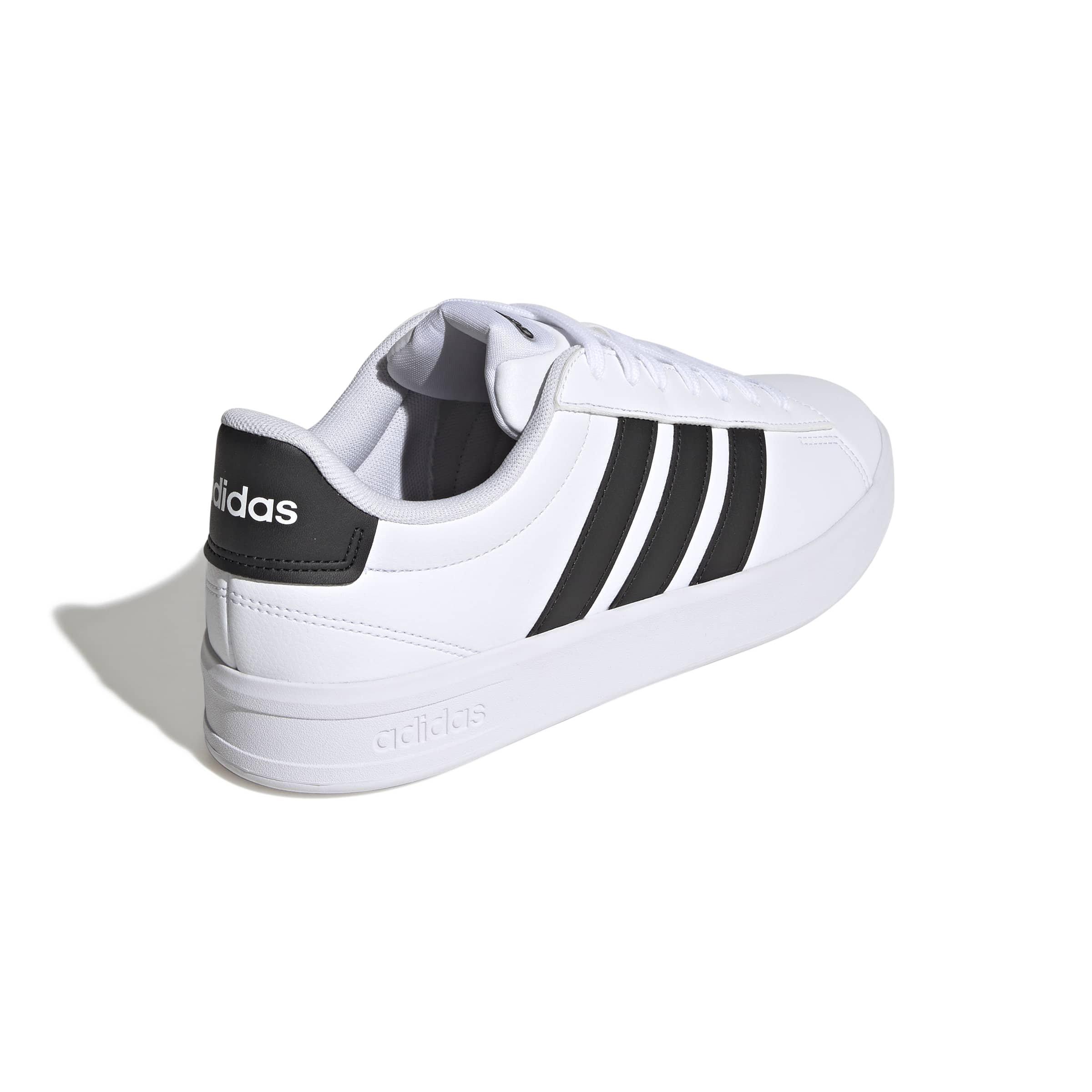 adidas Grand Court "Ftwr White/Core Black/Ftwr White" Men's Shoe - WHITE/BLACK/WHITE