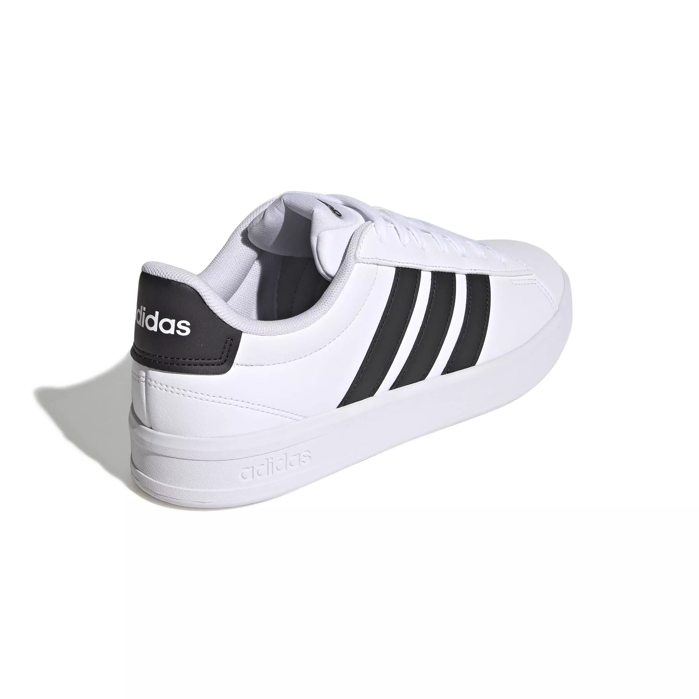 adidas Grand Court "Ftwr White/Core Black/Ftwr White" Men's Shoe - WHITE/BLACK/WHITE