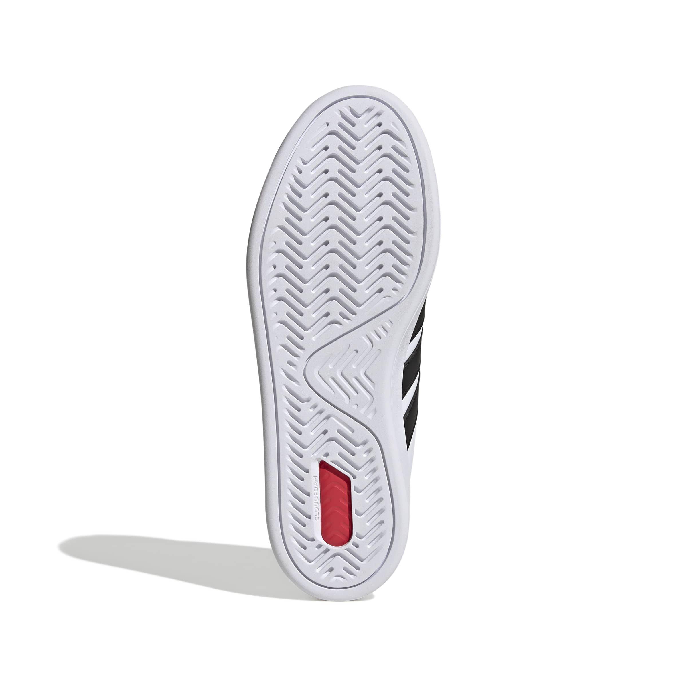 adidas Grand Court "Ftwr White/Core Black/Ftwr White" Men's Shoe - WHITE/BLACK/WHITE