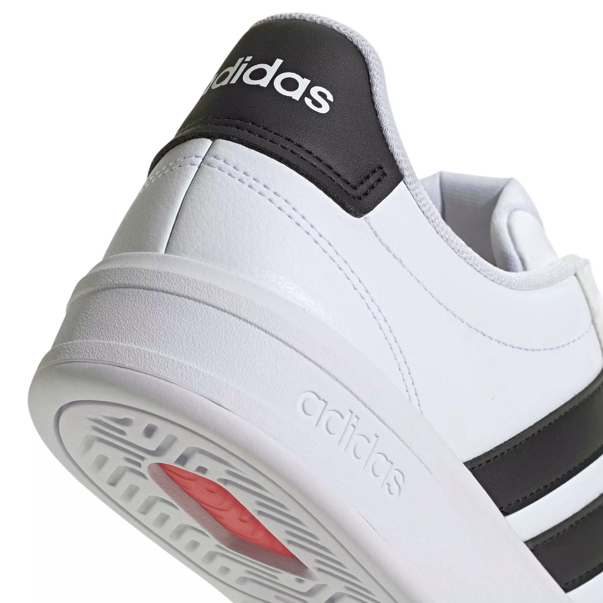 adidas Grand Court "Ftwr White/Core Black/Ftwr White" Men's Shoe - WHITE/BLACK/WHITE