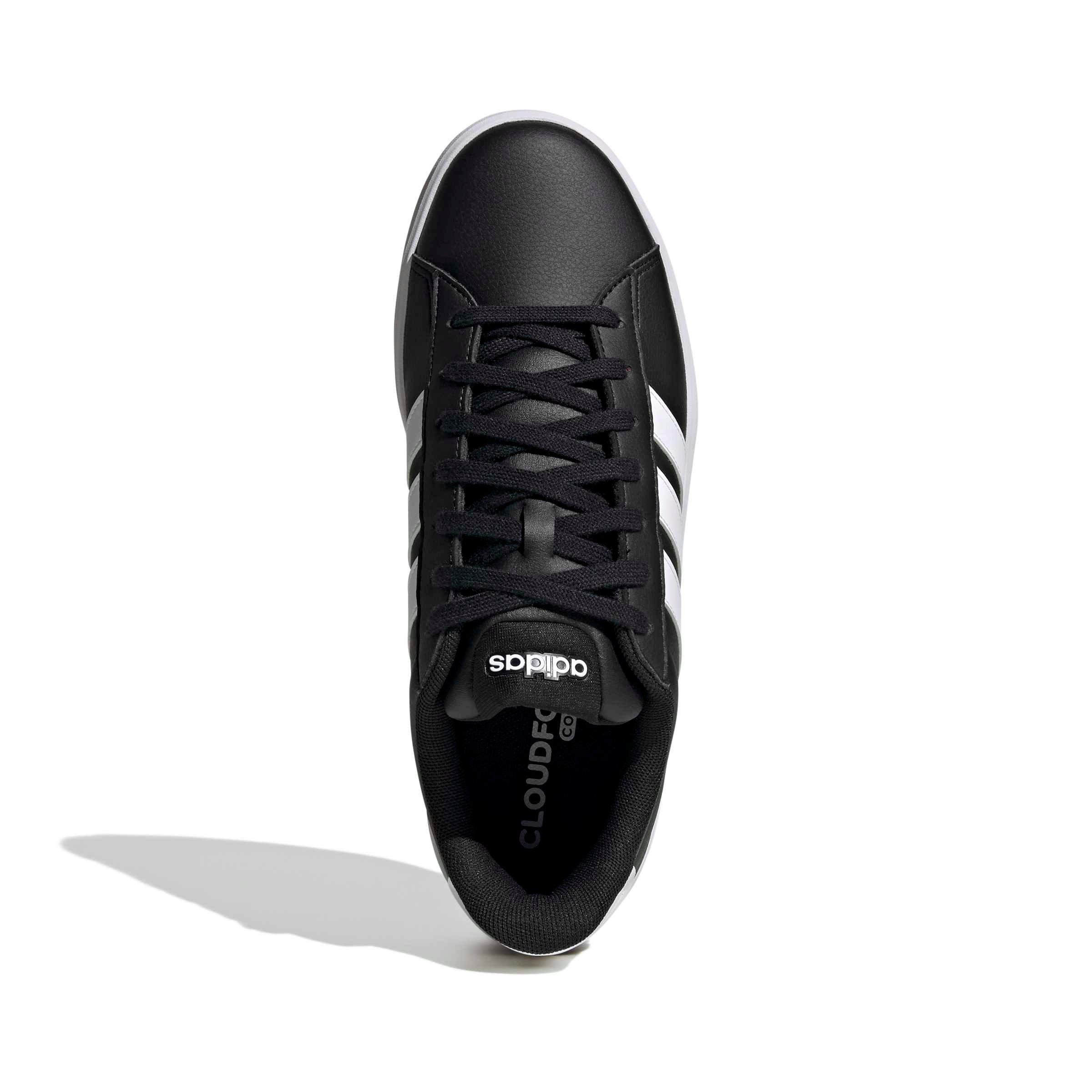 adidas Grand Court "Core Black/Ftwr White/Ftwr White" Men's Shoe - BLACK/WHITE/WHITE