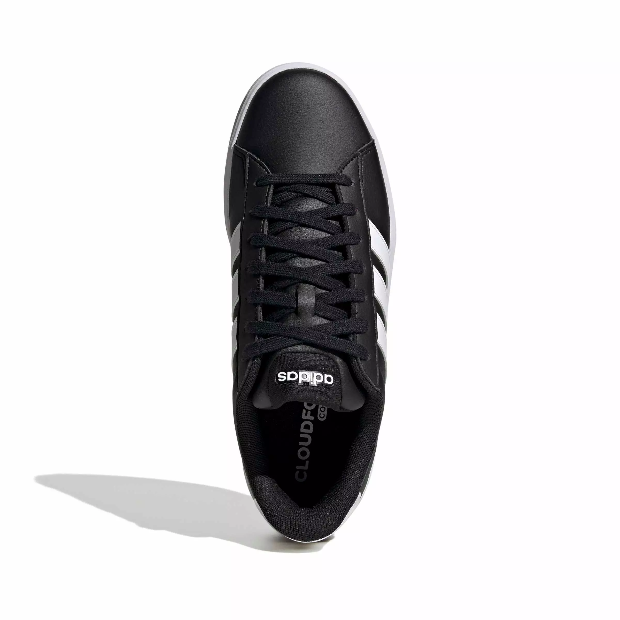 adidas Grand Court "Core Black/Ftwr White/Ftwr White" Men's Shoe - BLACK/WHITE/WHITE