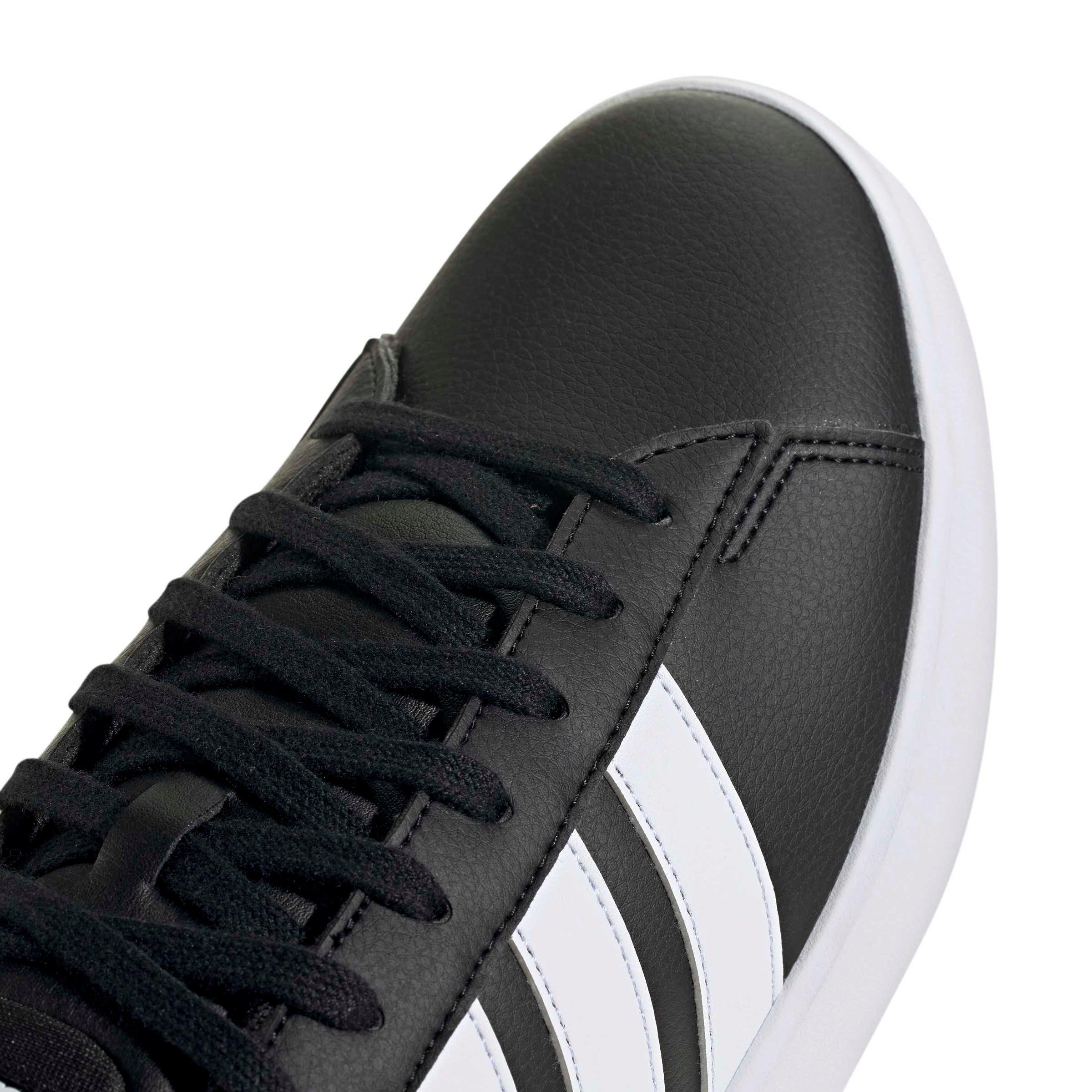 adidas Grand Court "Core Black/Ftwr White/Ftwr White" Men's Shoe - BLACK/WHITE/WHITE