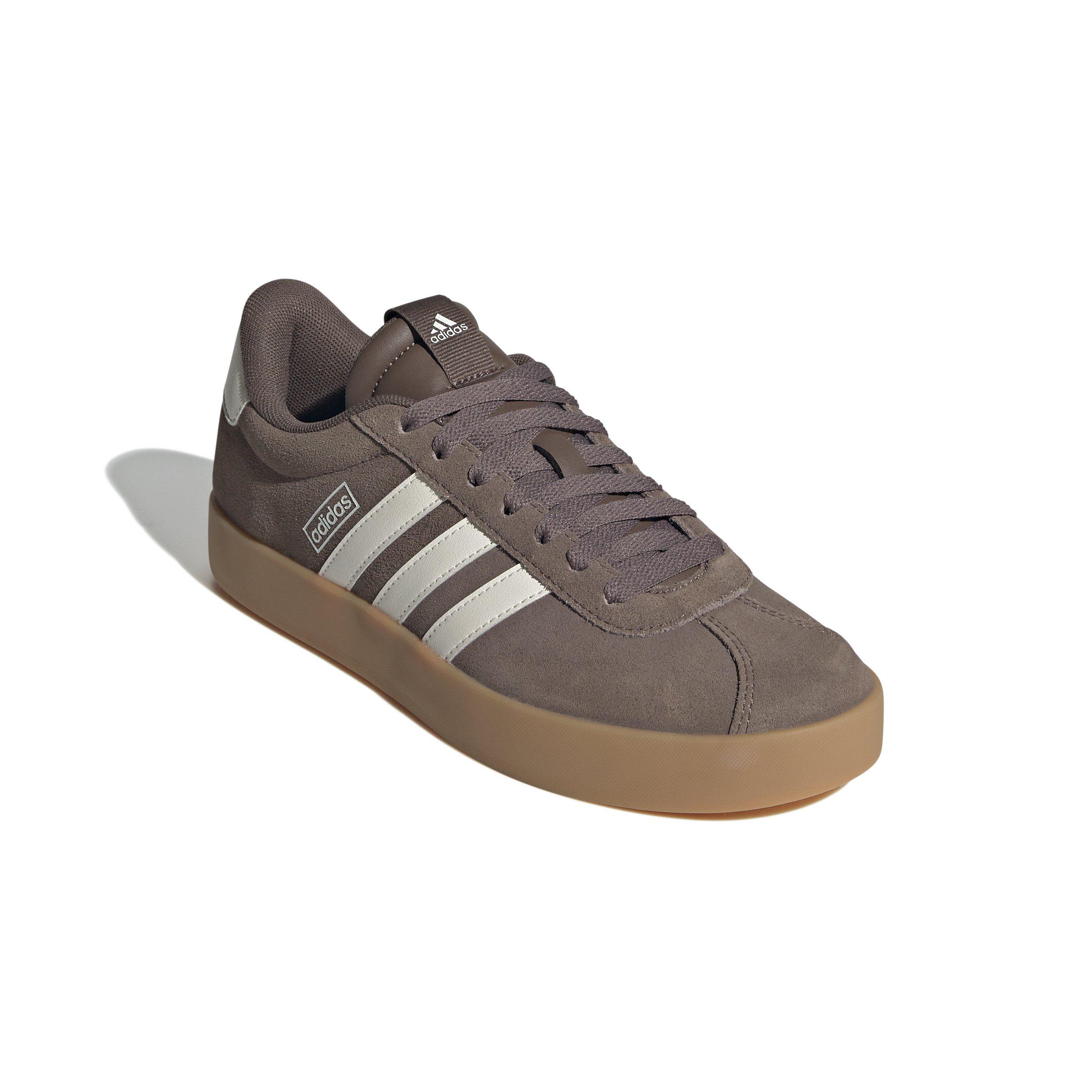 adidas VL Court 3.0 "Earth Strata/Chalk White/Gum 3" Women's Skateboard Shoe - EARTH/CHALK/GUM Thumbnail View 3