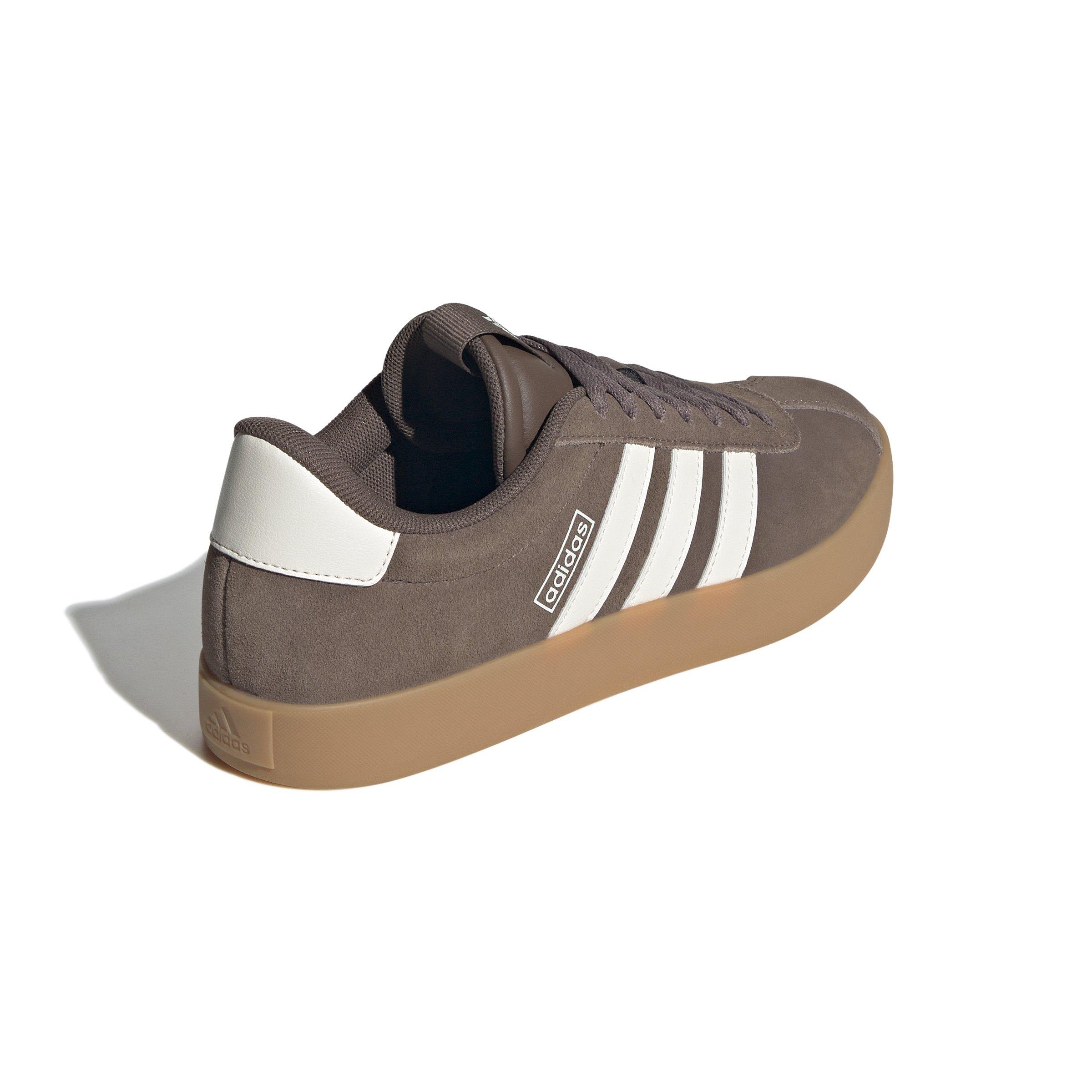 adidas VL Court 3.0 "Earth Strata/Chalk White/Gum 3" Women's Skateboard Shoe - EARTH/CHALK/GUM Thumbnail View 4