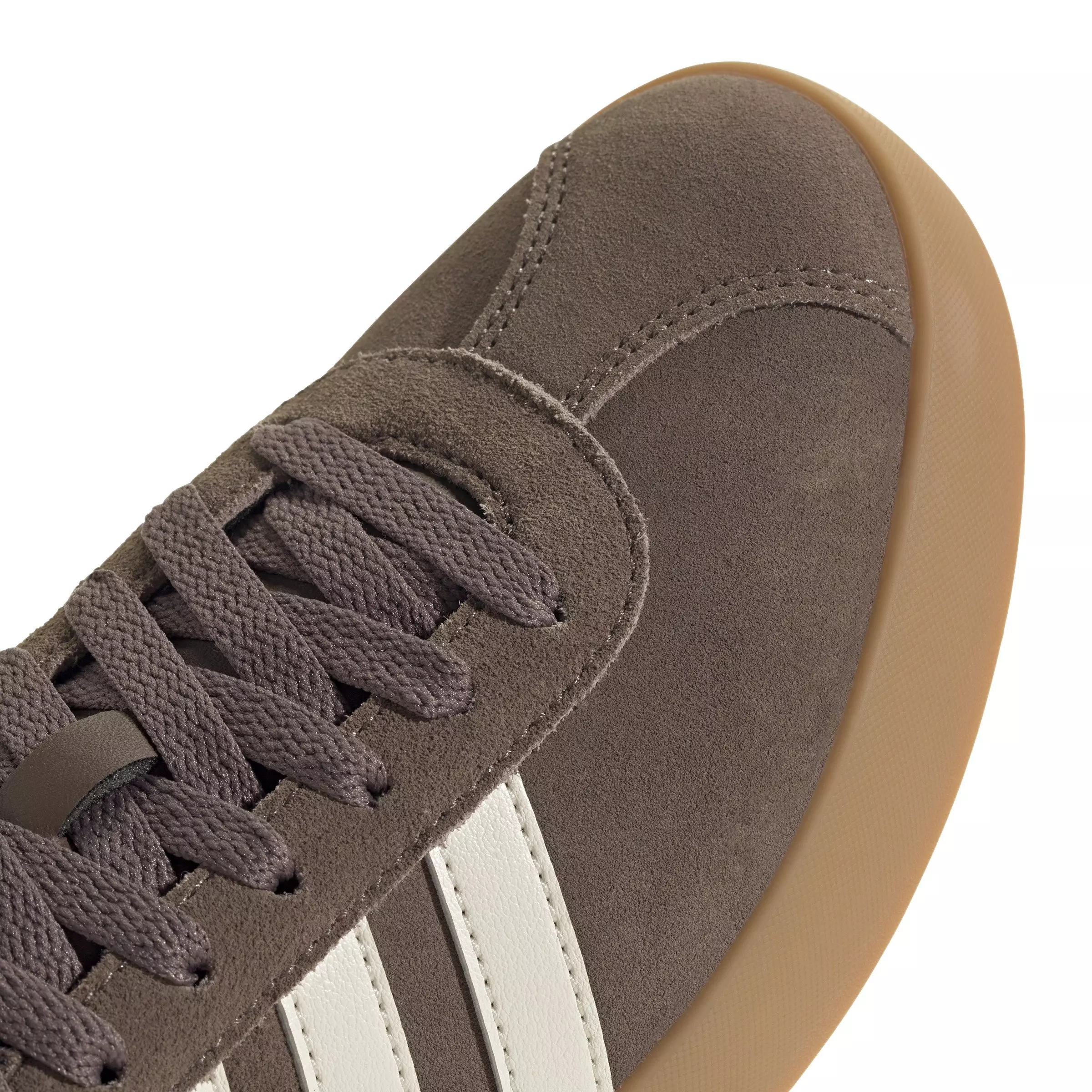 adidas VL Court 3.0 "Earth Strata/Chalk White/Gum 3" Women's Skateboard Shoe - EARTH/CHALK/GUM