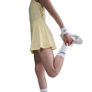 Nike Women's Dri-FIT Victory Mid-Rise Short Flouncy Tennis Skirt -Yellow
