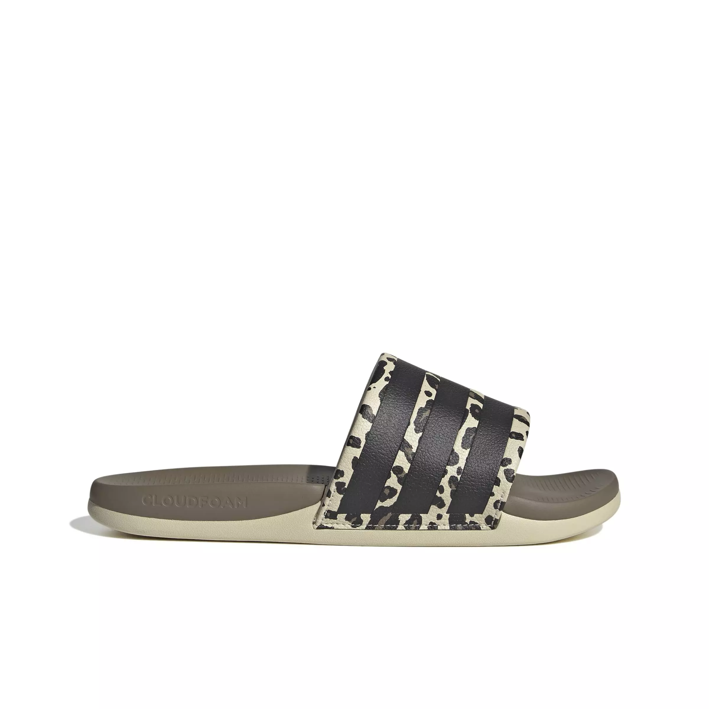 adidas Adilette Comfort 2.0 "Crystal Linen/Core Black/Crystal Linen" Men's Slide - LINEN/BLACK/LINEN