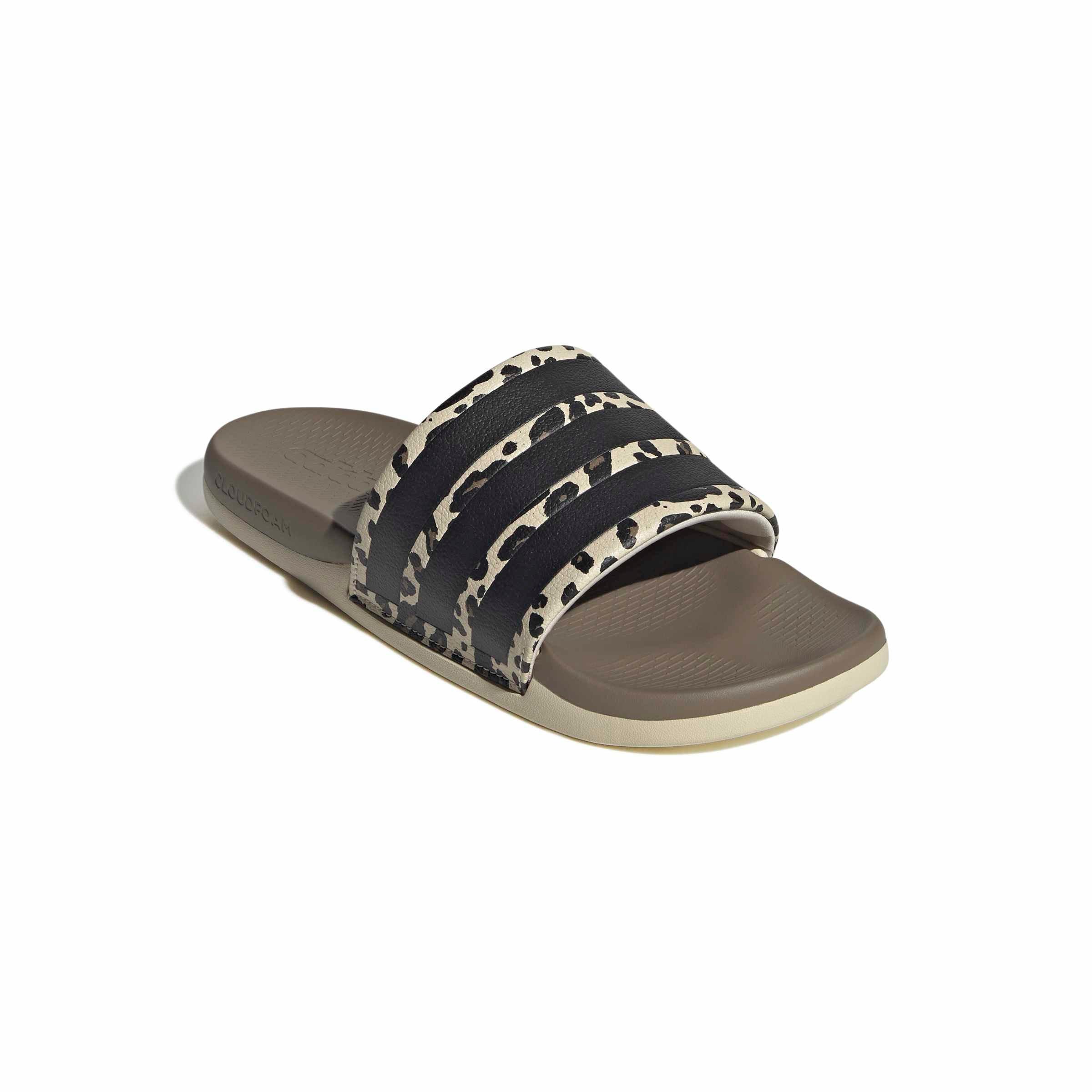 adidas Adilette Comfort 2.0 "Crystal Linen/Core Black/Crystal Linen" Men's Slide - LINEN/BLACK/LINEN