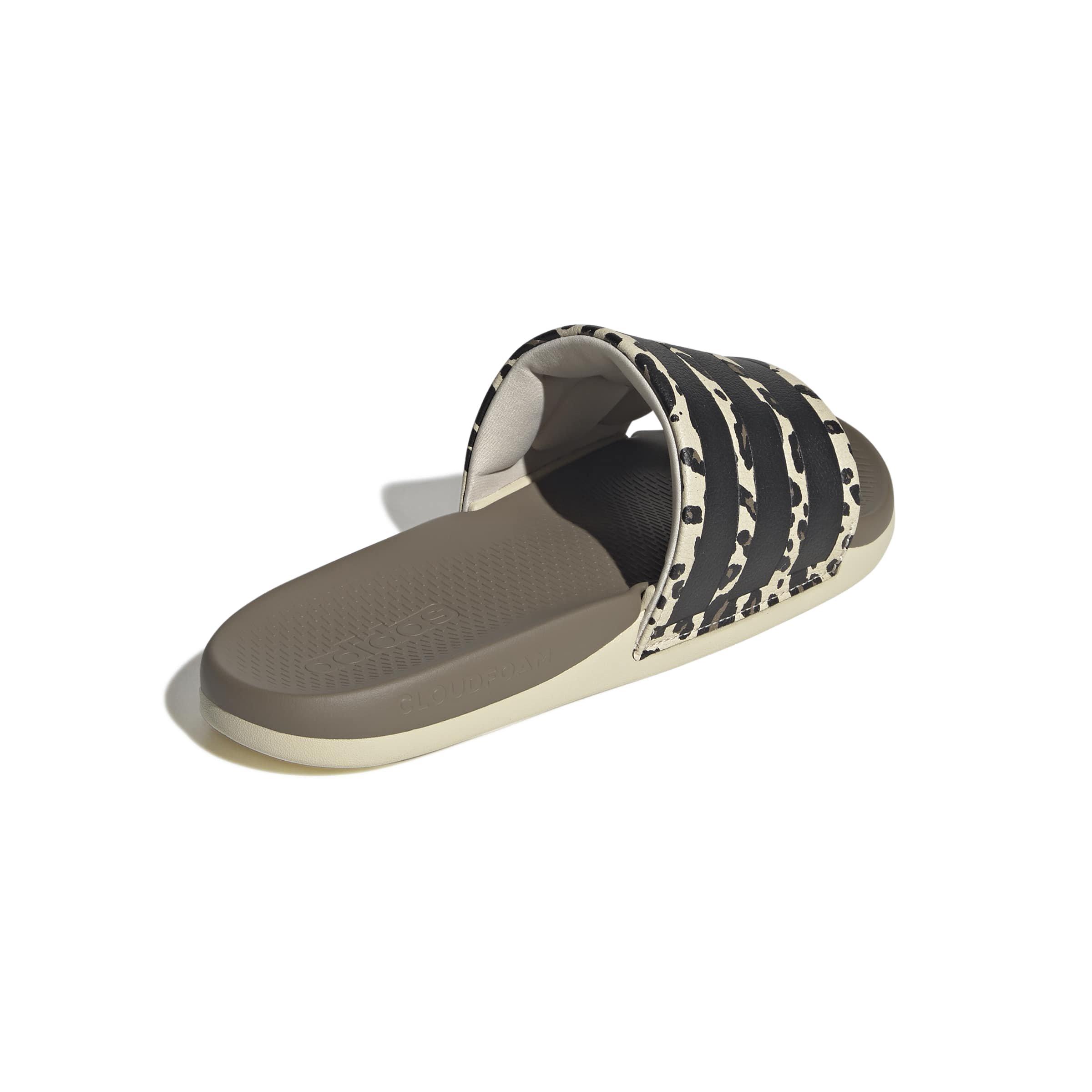 adidas Adilette Comfort 2.0 "Crystal Linen/Core Black/Crystal Linen" Men's Slide - LINEN/BLACK/LINEN