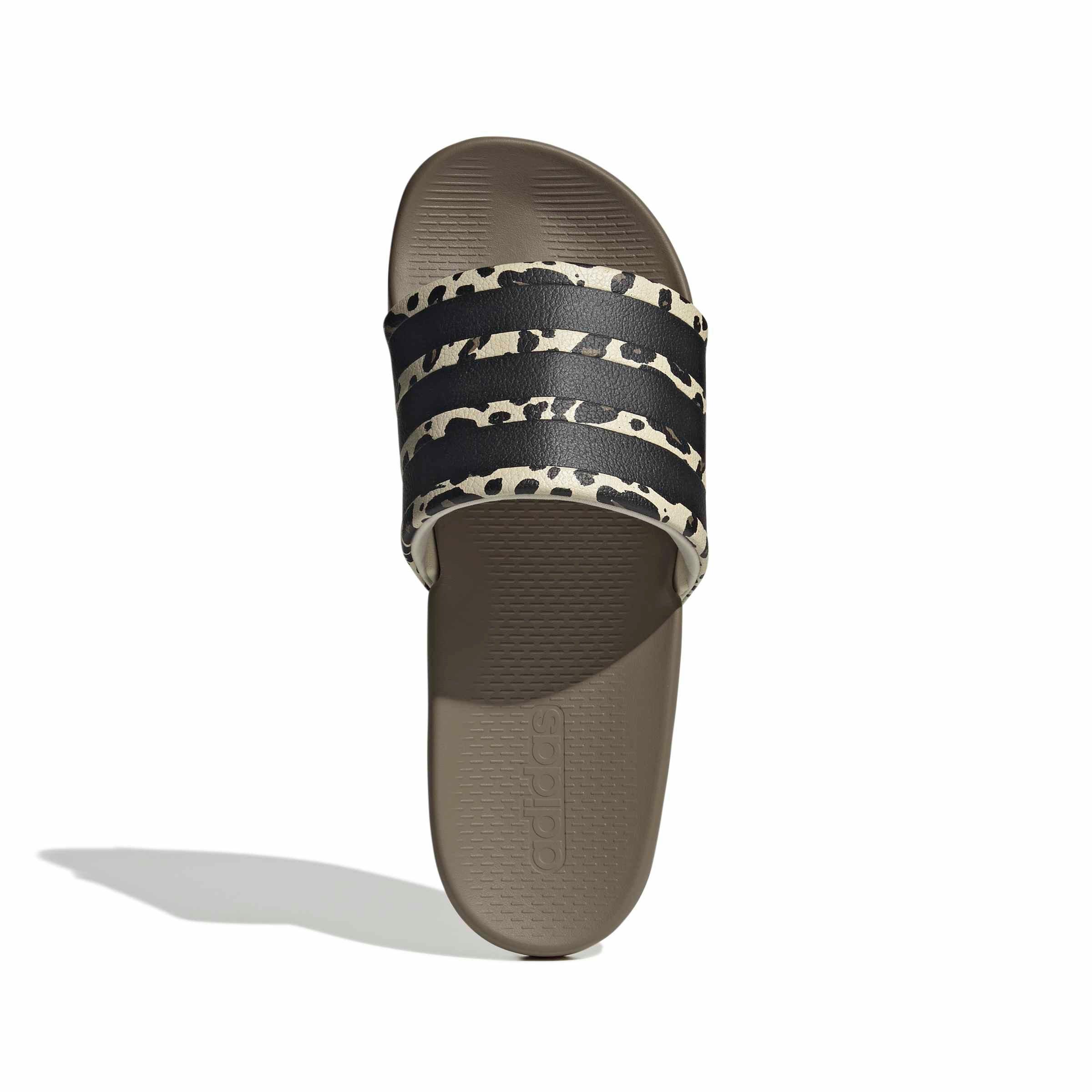 adidas Adilette Comfort 2.0 "Crystal Linen/Core Black/Crystal Linen" Men's Slide - LINEN/BLACK/LINEN