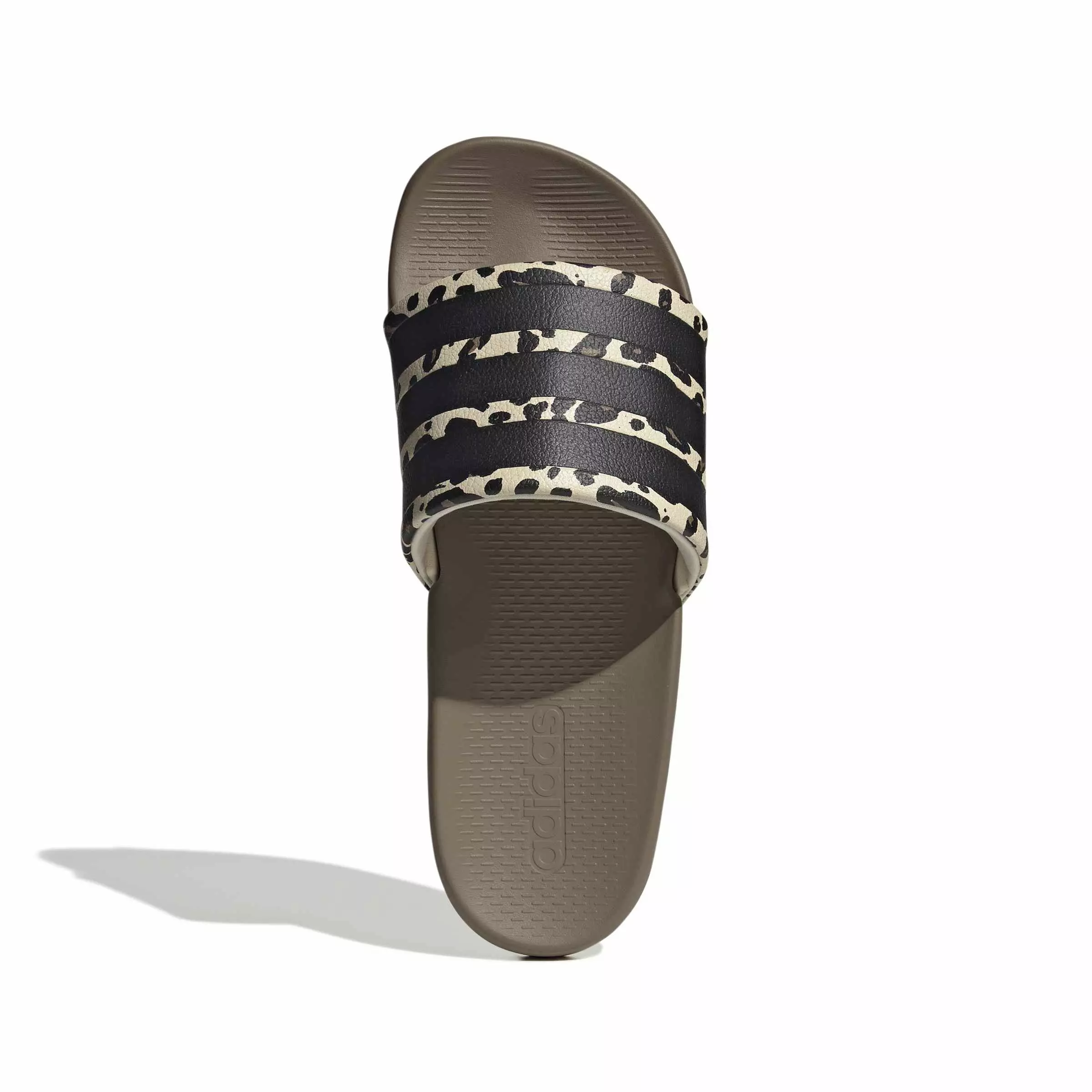 adidas Adilette Comfort 2.0 "Crystal Linen/Core Black/Crystal Linen" Men's Slide - LINEN/BLACK/LINEN