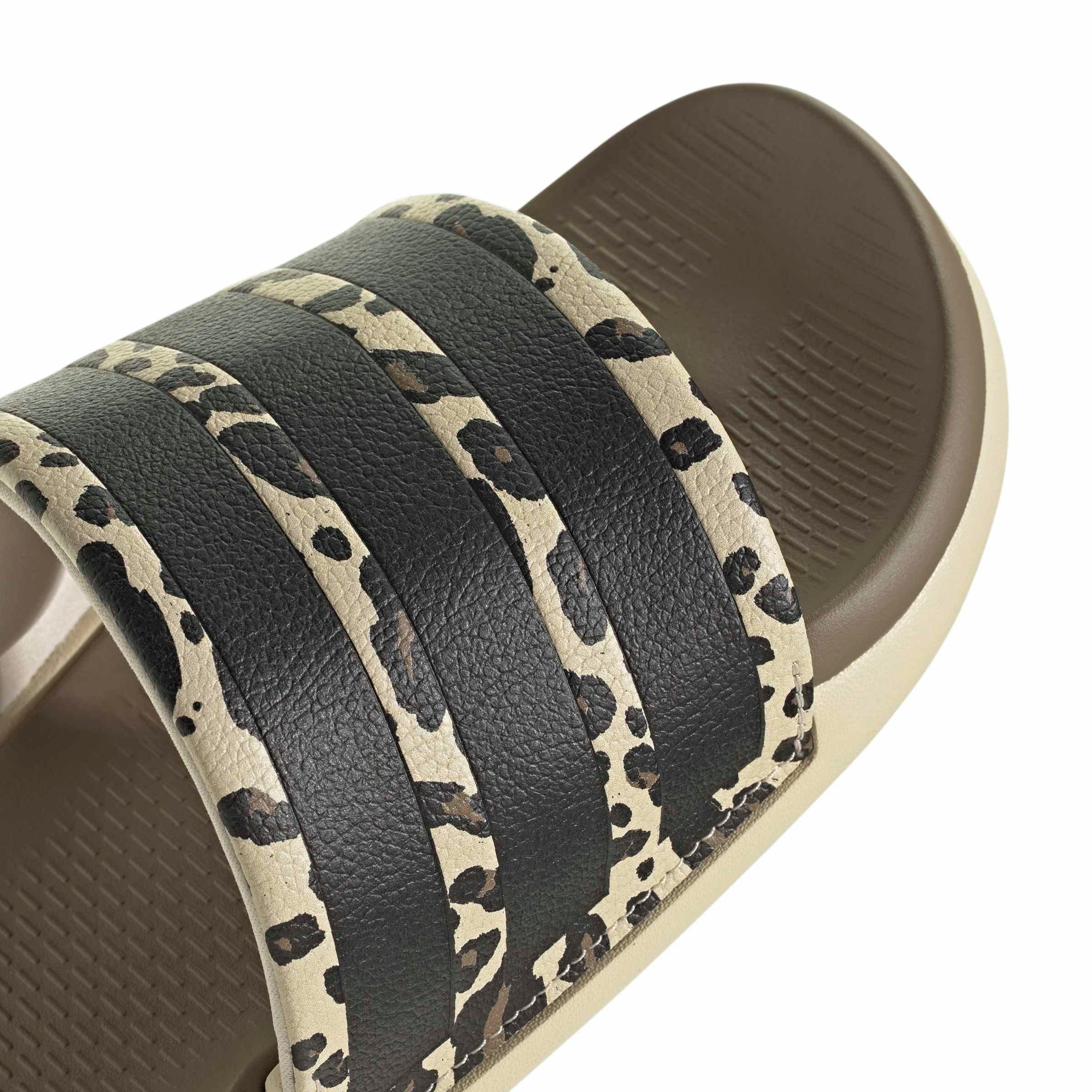 adidas Adilette Comfort 2.0 "Crystal Linen/Core Black/Crystal Linen" Men's Slide - LINEN/BLACK/LINEN