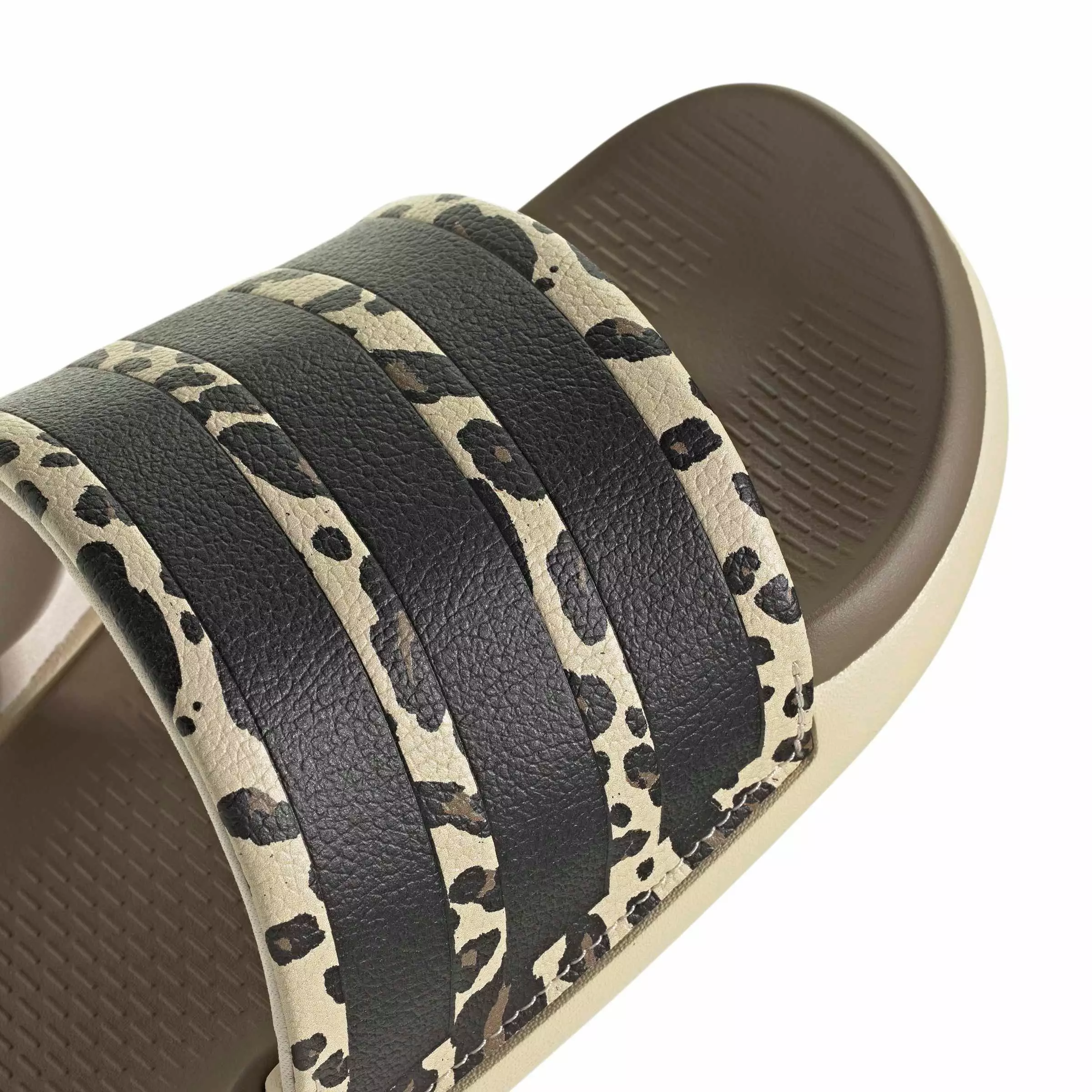 adidas Adilette Comfort 2.0 "Crystal Linen/Core Black/Crystal Linen" Men's Slide - LINEN/BLACK/LINEN