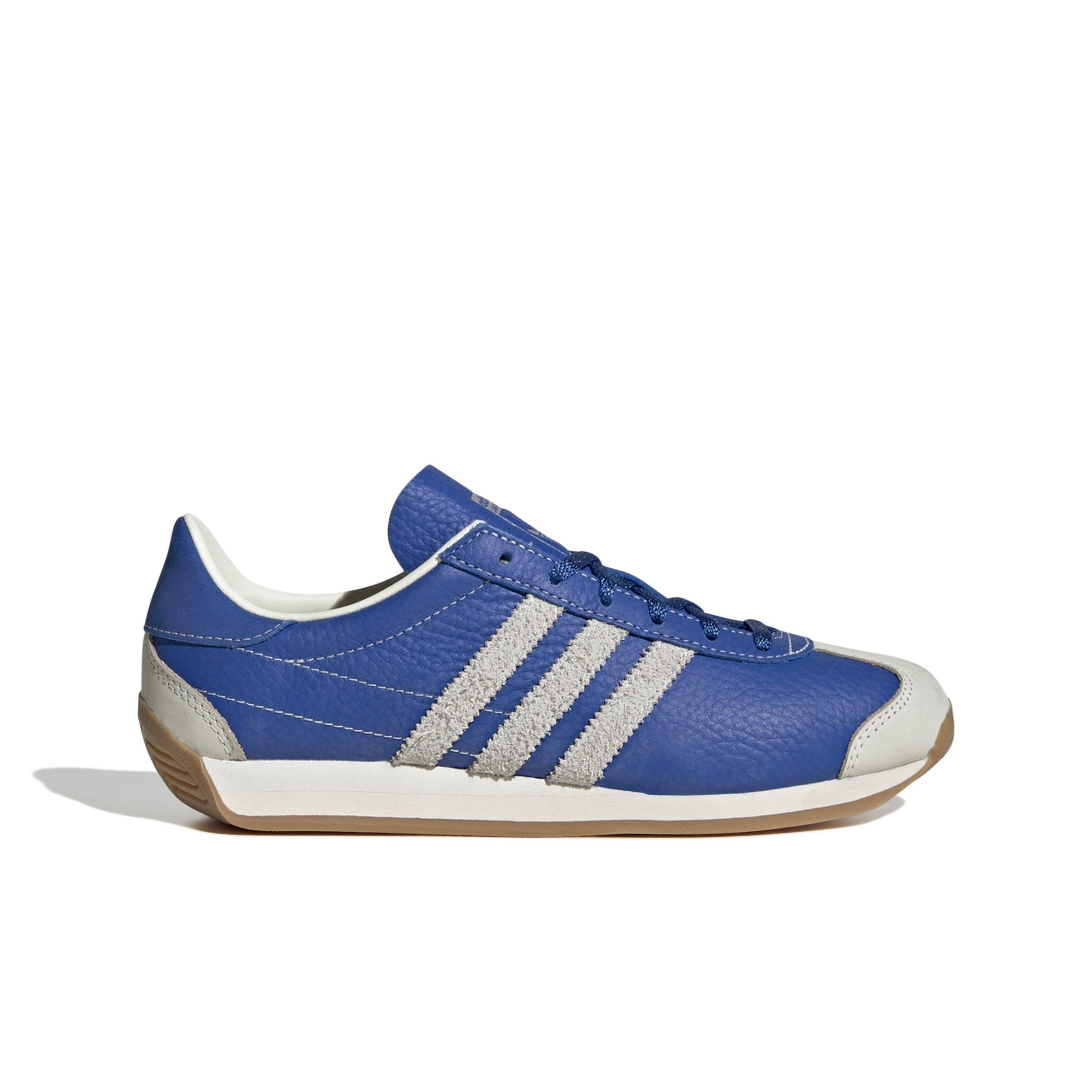adidas Originals Country OG "Blue/Off White/Silver Metallic" Women's Shoe - BLUE/OFFWHITE/SILVER Thumbnail View 1
