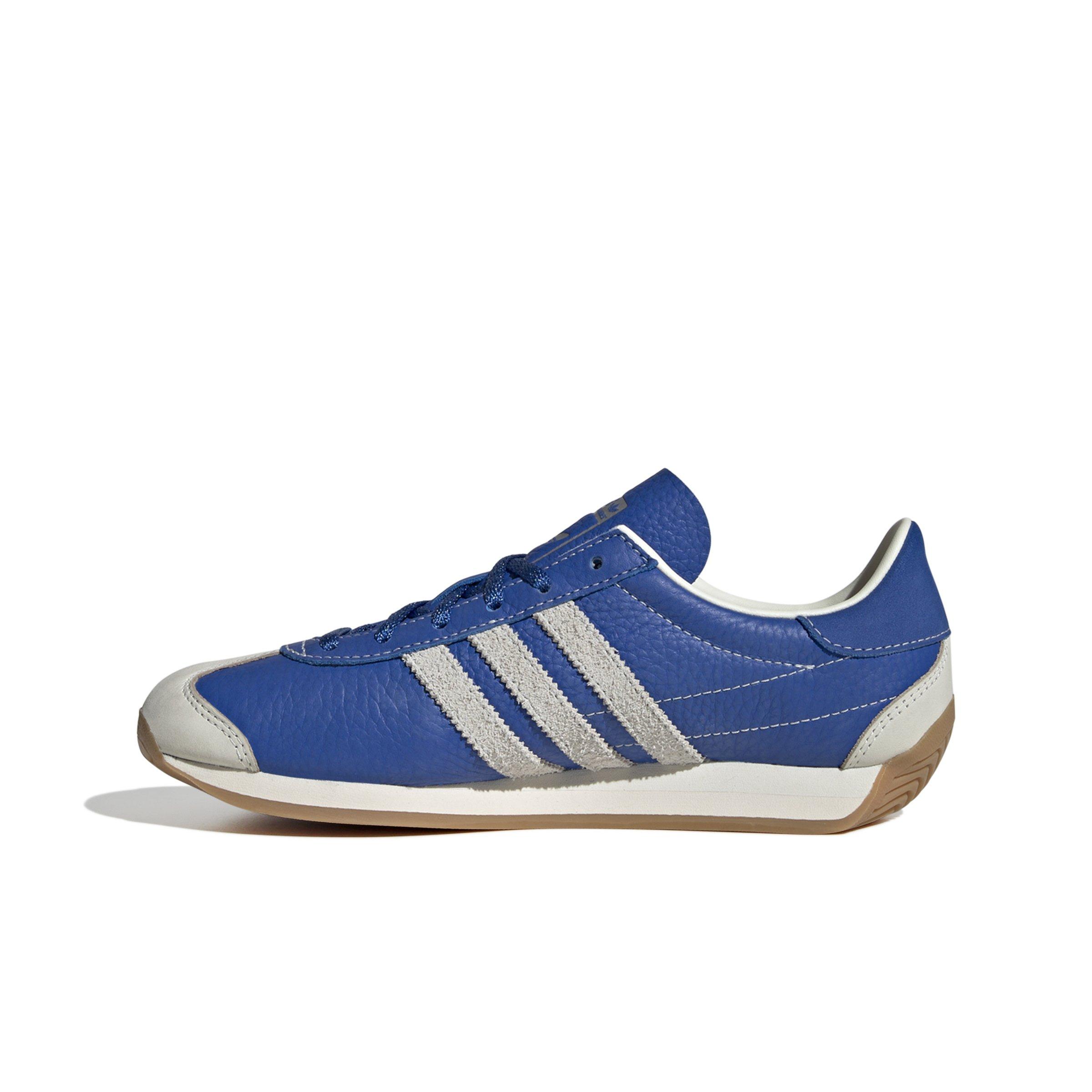 adidas Originals Country OG "Blue/Off White/Silver Metallic" Women's Shoe - BLUE/OFFWHITE/SILVER Thumbnail View 2