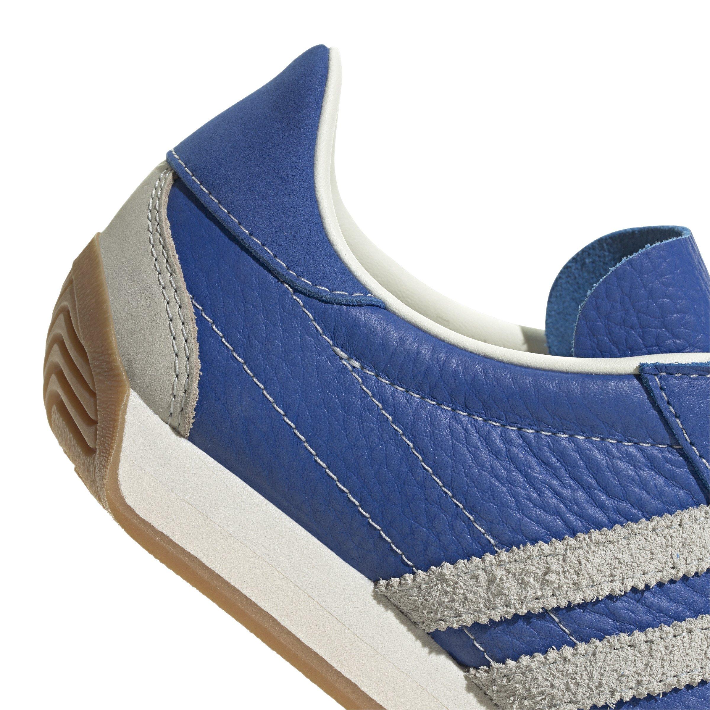 adidas Originals Country OG "Blue/Off White/Silver Metallic" Women's Shoe - BLUE/OFFWHITE/SILVER Thumbnail View 7