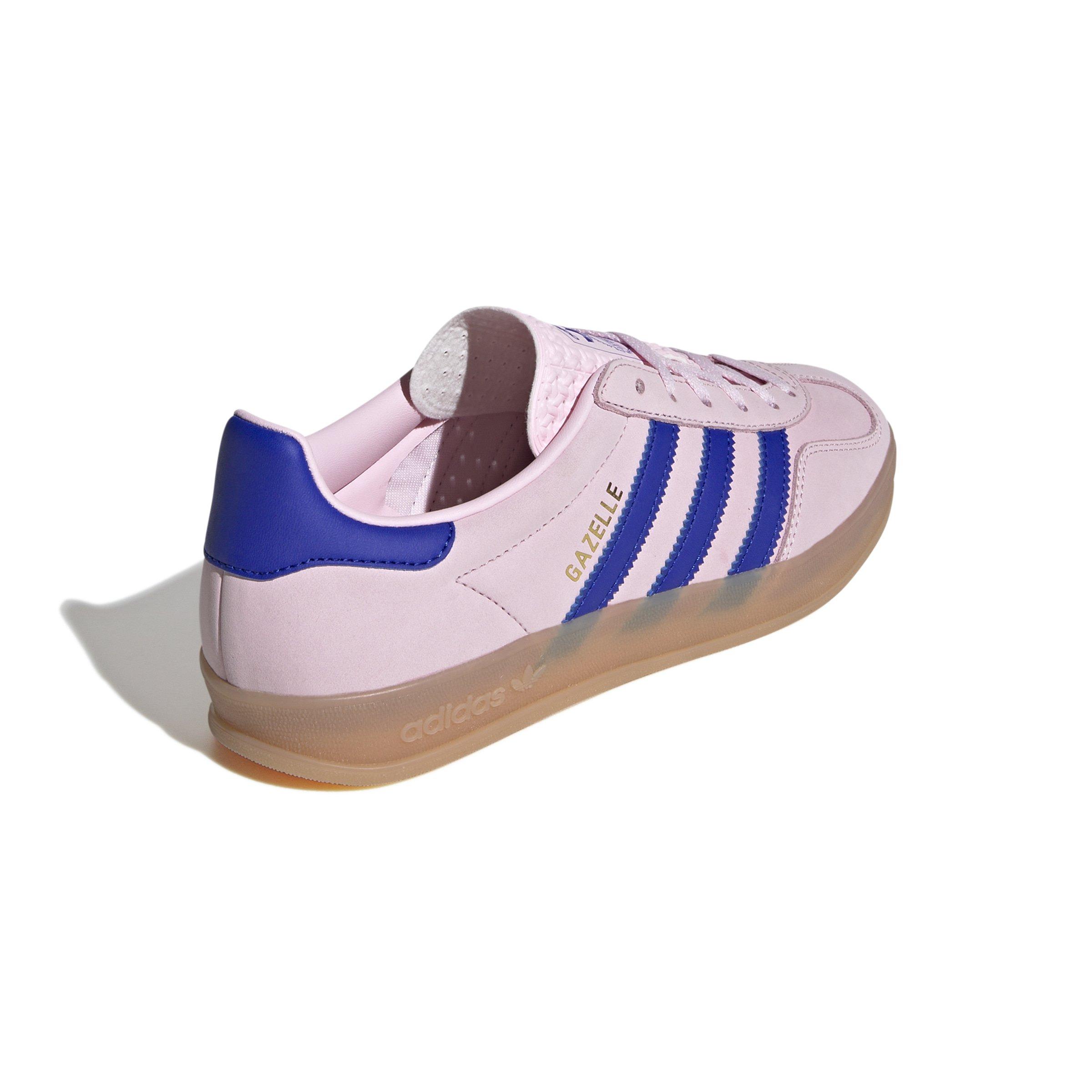 adidas Originals Gazelle "Clear Pink/Lucid Blue/Gum 3" Women's Shoe - PINK/BLUE/GUM Thumbnail View 4
