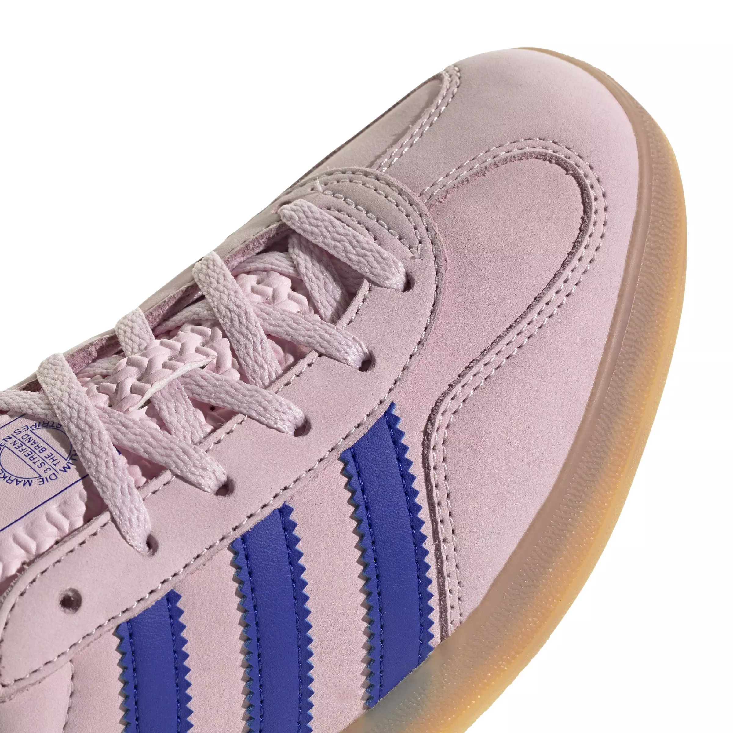 adidas Originals Gazelle "Clear Pink/Lucid Blue/Gum 3" Women's Shoe - PINK/BLUE/GUM