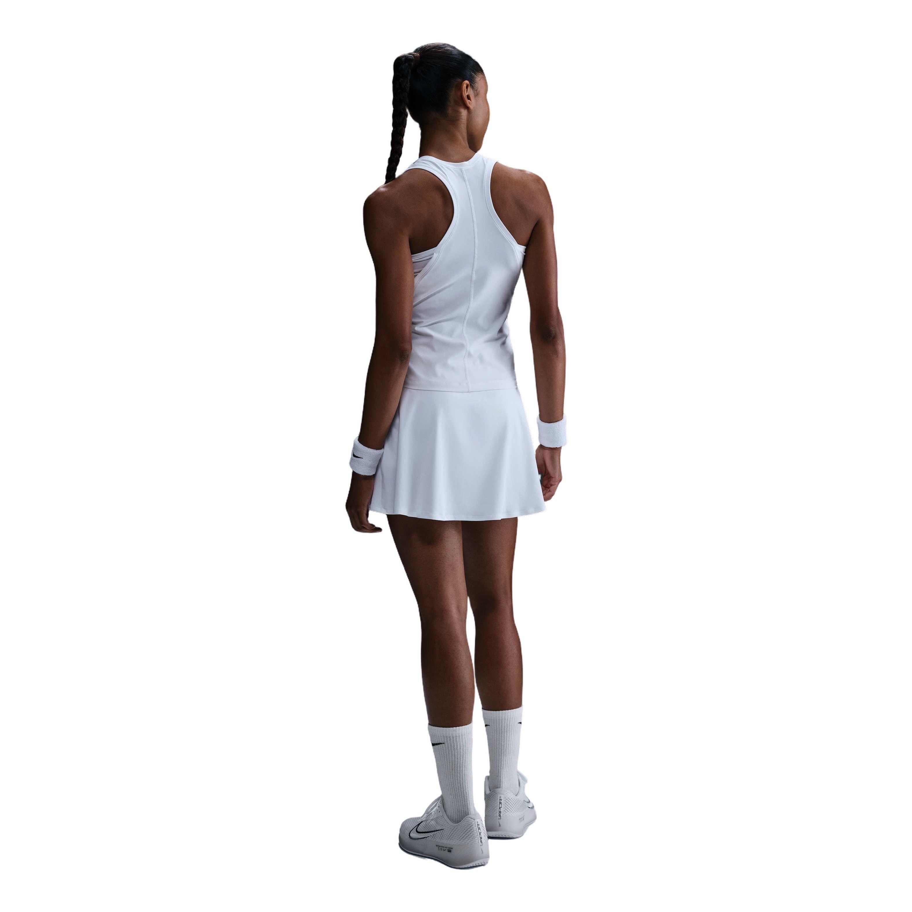Nike Women's Dri-FIT​ Victory Tennis Tank Top -White - WHITE Thumbnail View 5