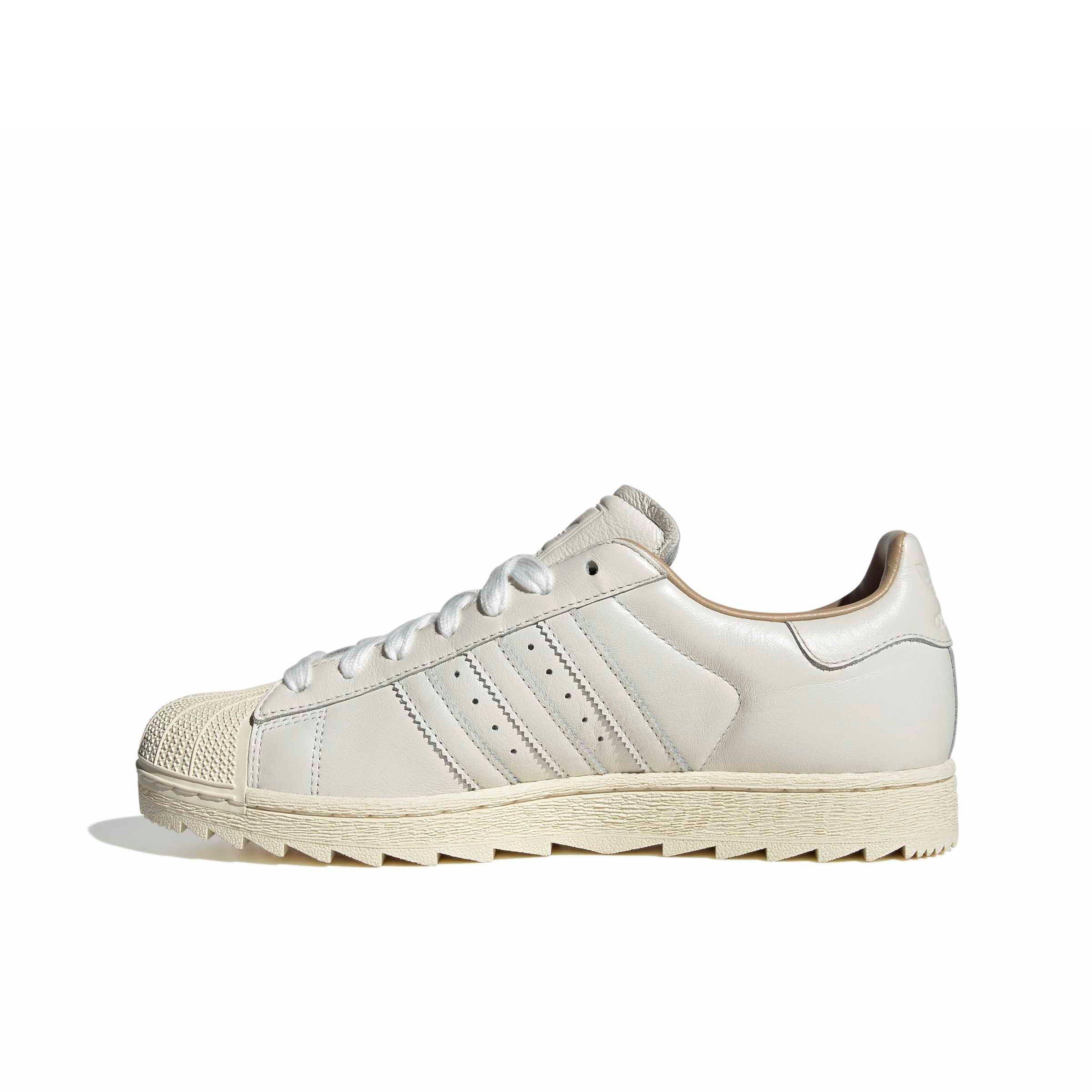 adidas Originals Superstar II Ripple "Core White/Core White/Warm Sandstone" Men's Shoe - WHITE/WHITE/SANDSTONE