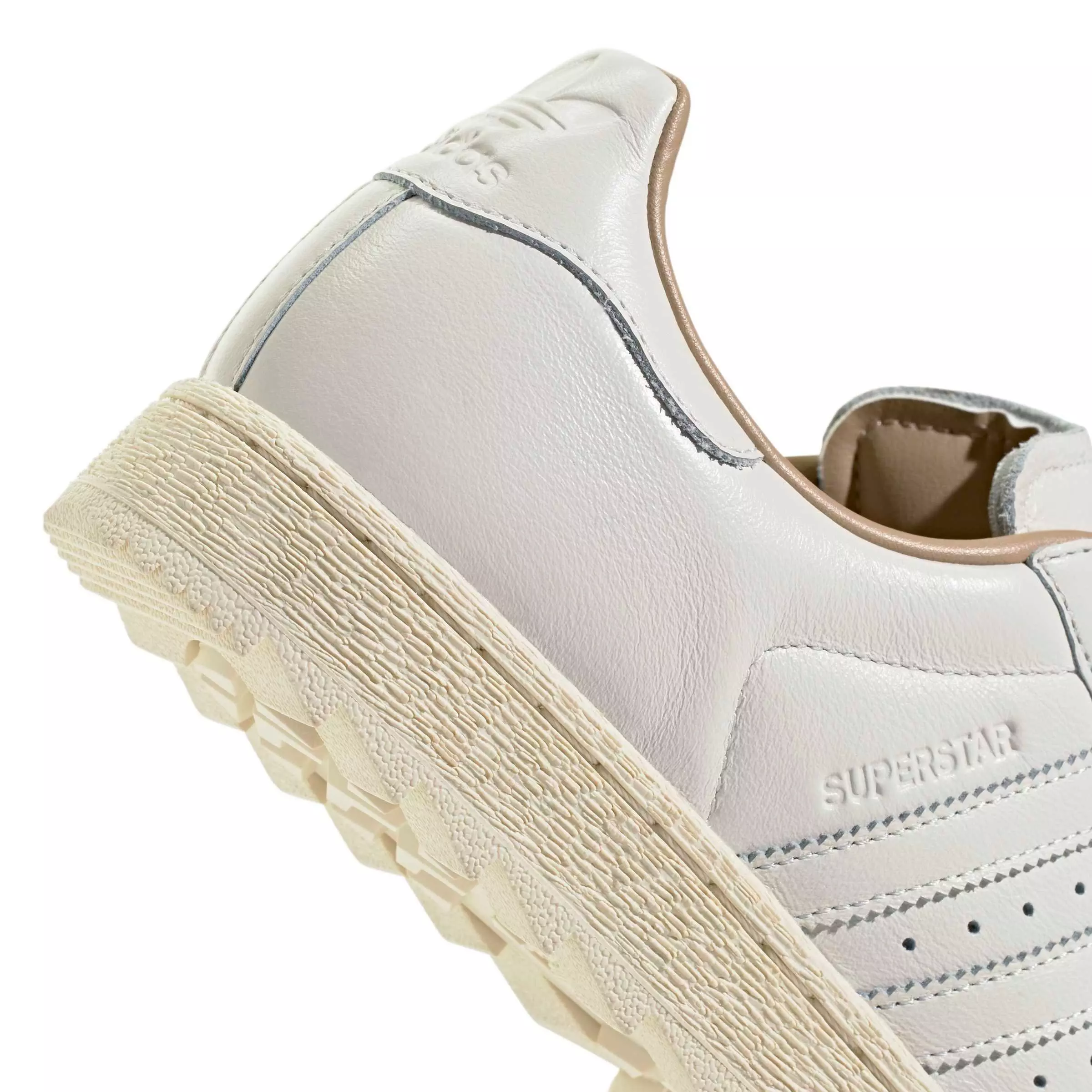 adidas Originals Superstar II Ripple "Core White/Core White/Warm Sandstone" Men's Shoe - WHITE/WHITE/SANDSTONE