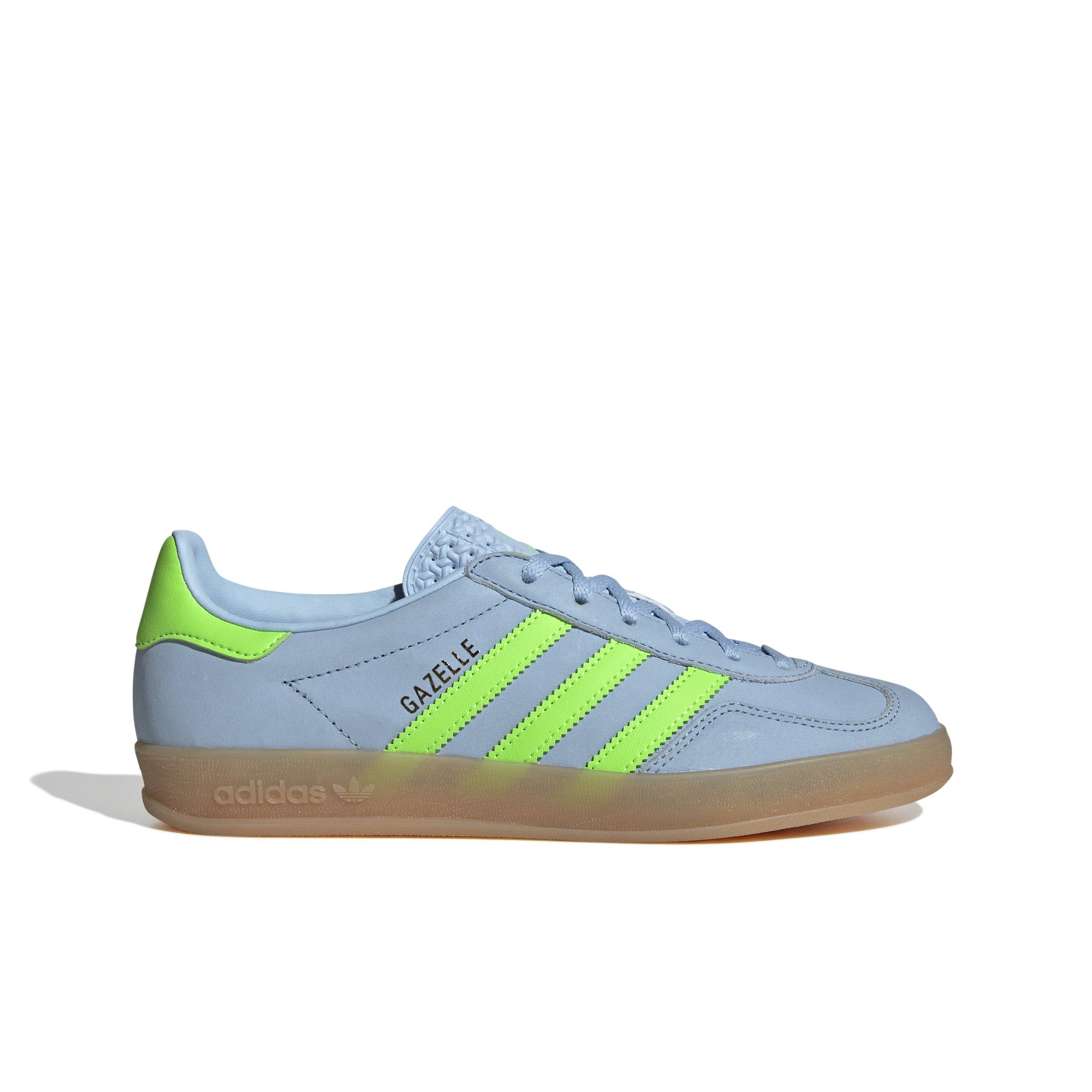 adidas Originals Gazelle "Clear Sky/Solar Green/Gum 3" Women's Shoe - SKY/GREEN/GUM Thumbnail View 1