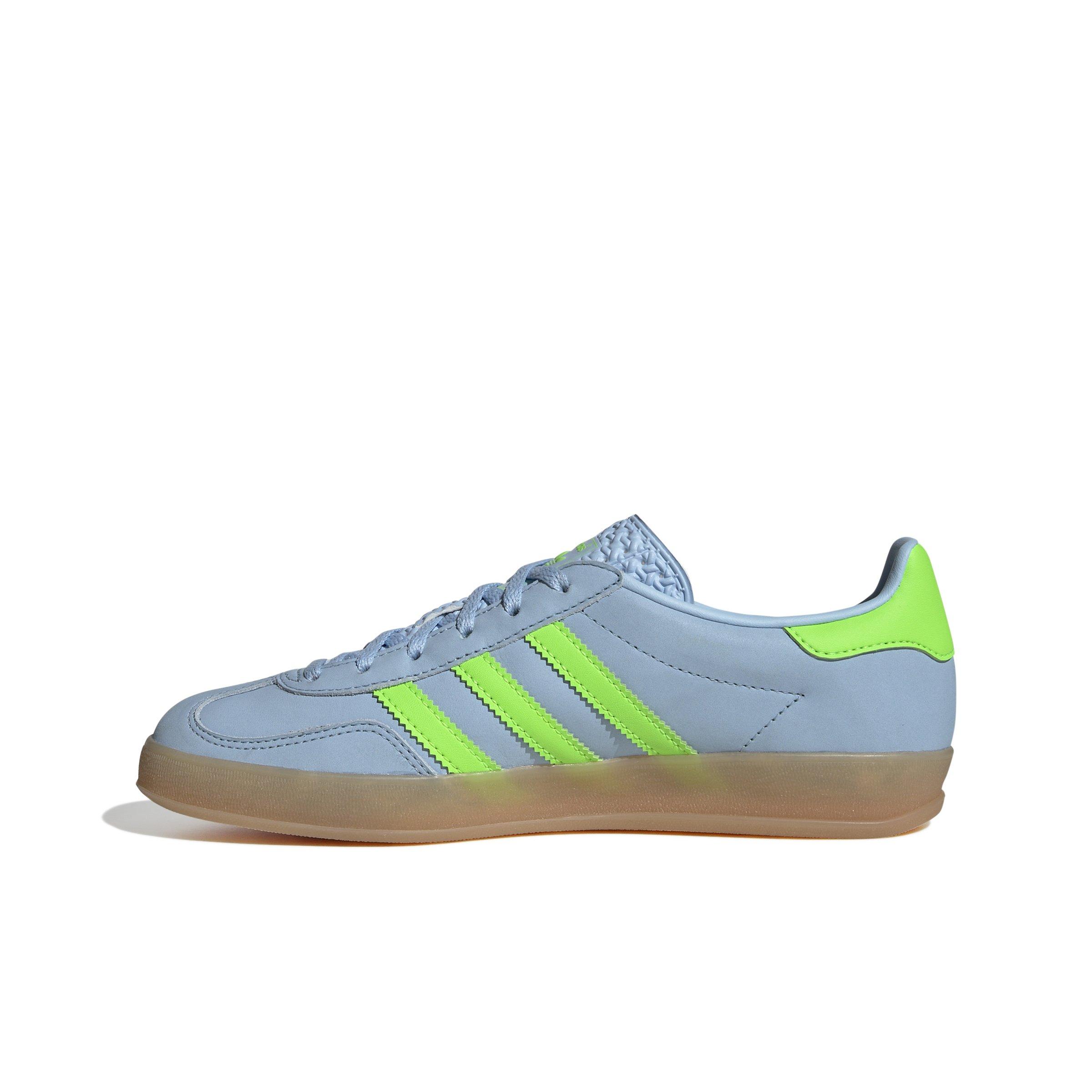 adidas Originals Gazelle "Clear Sky/Solar Green/Gum 3" Women's Shoe - SKY/GREEN/GUM Thumbnail View 2