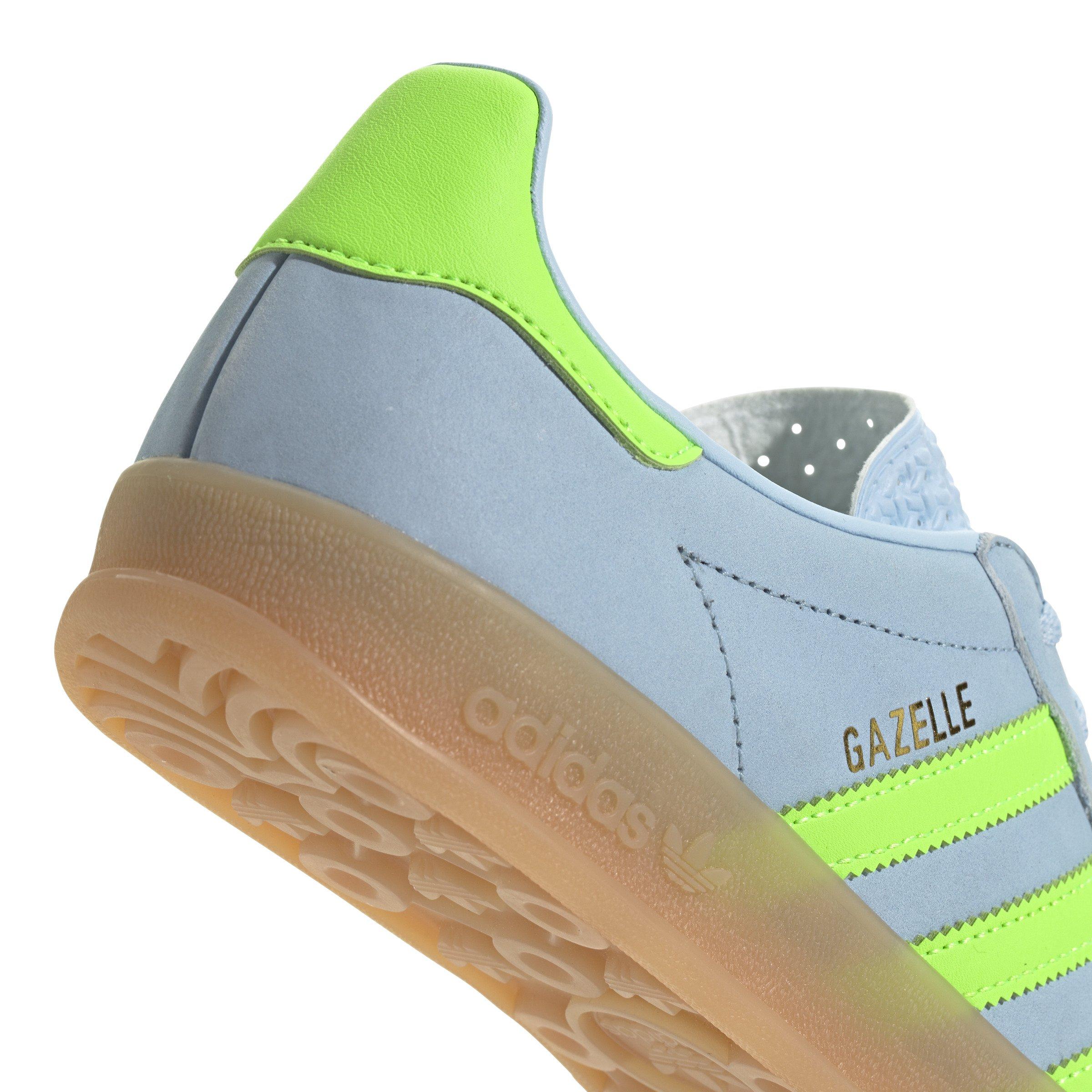 adidas Originals Gazelle "Clear Sky/Solar Green/Gum 3" Women's Shoe - SKY/GREEN/GUM Thumbnail View 8