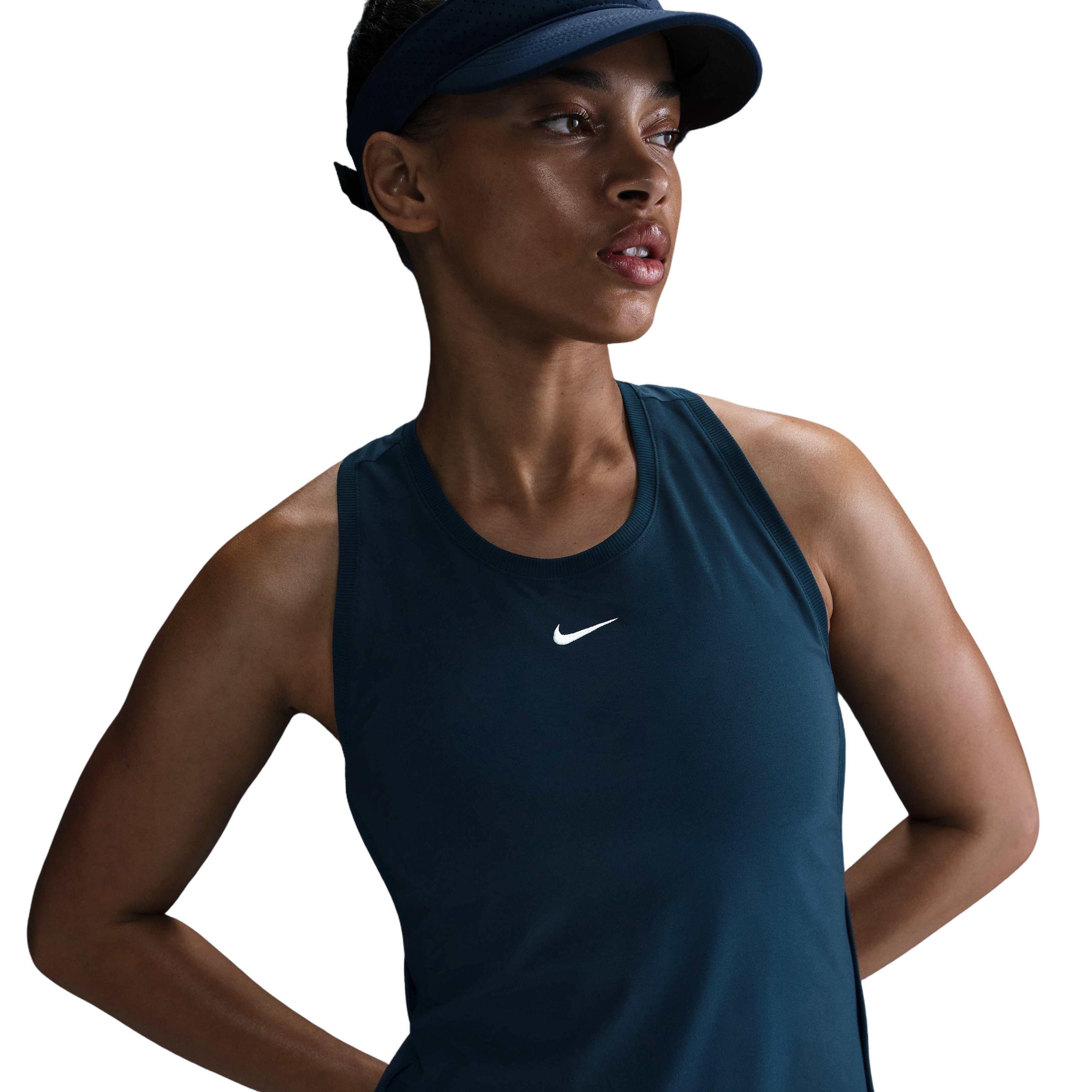 Nike Women's Dri-FIT​ Victory Tennis Tank Top -Navy - NAVY Thumbnail View 1