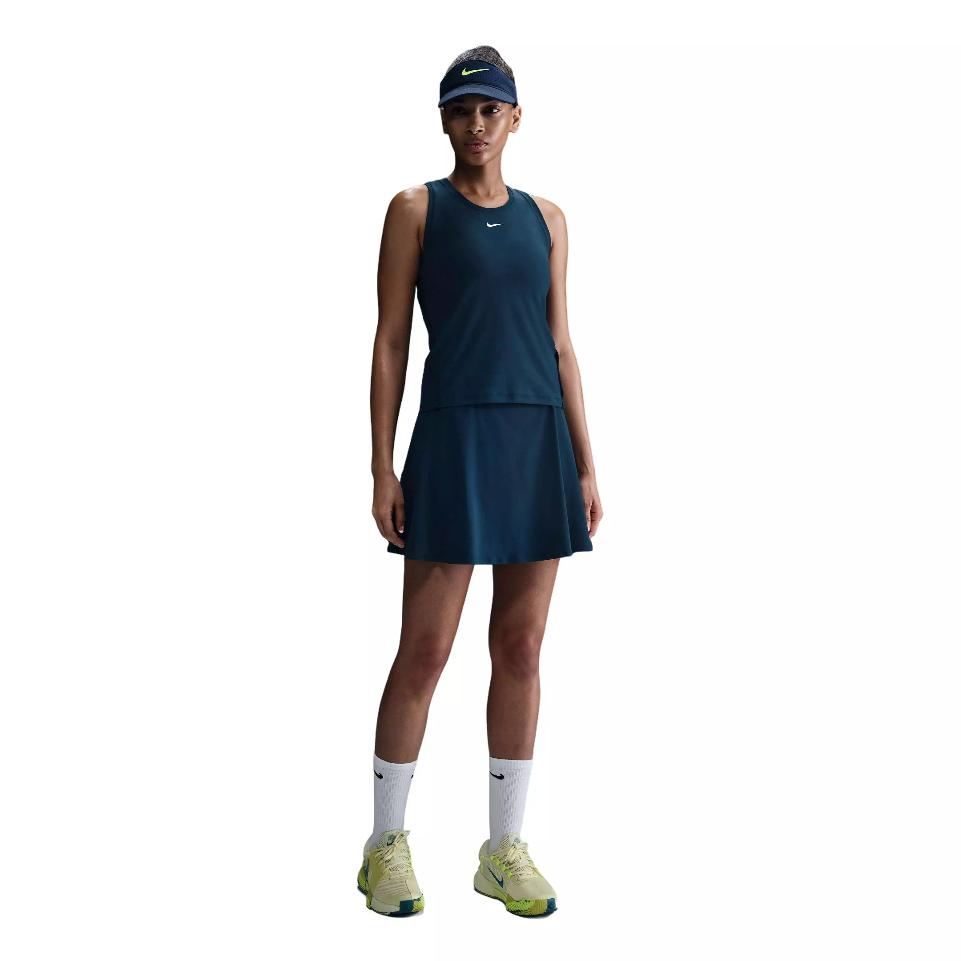 Nike Women's Dri-FIT​ Victory Tennis Tank Top -Navy - NAVY