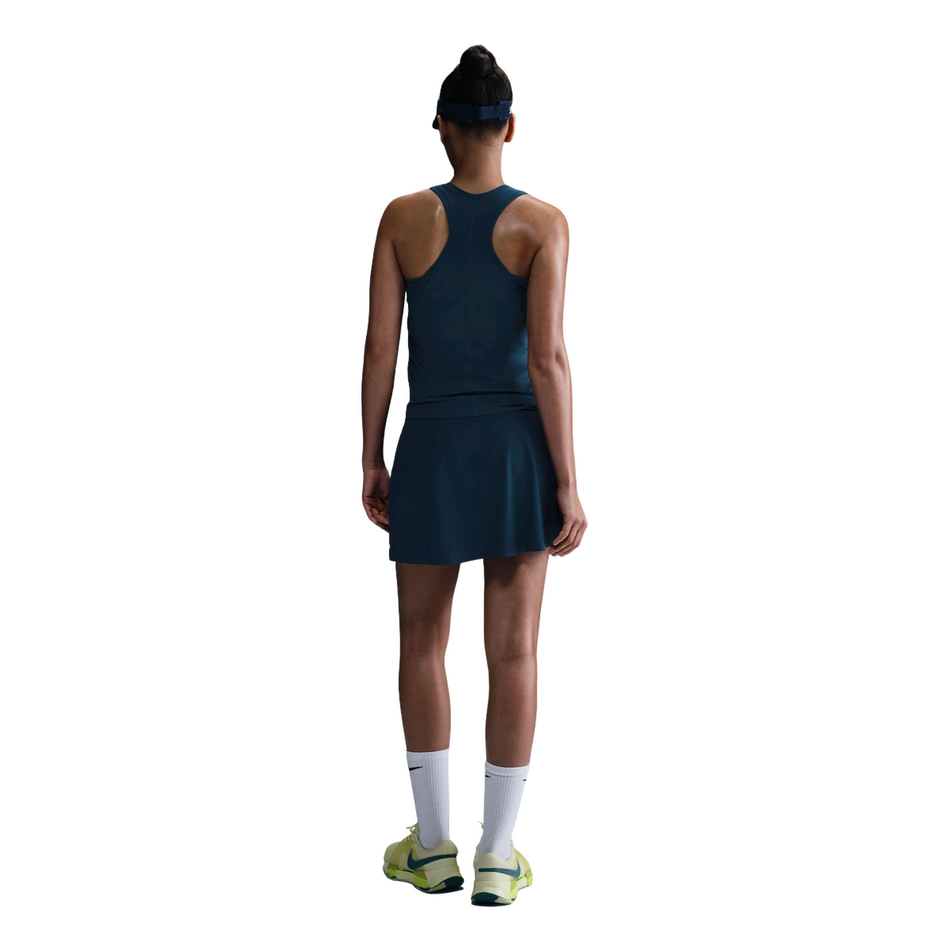 Nike Women's Dri-FIT​ Victory Tennis Tank Top -Navy - NAVY Thumbnail View 5