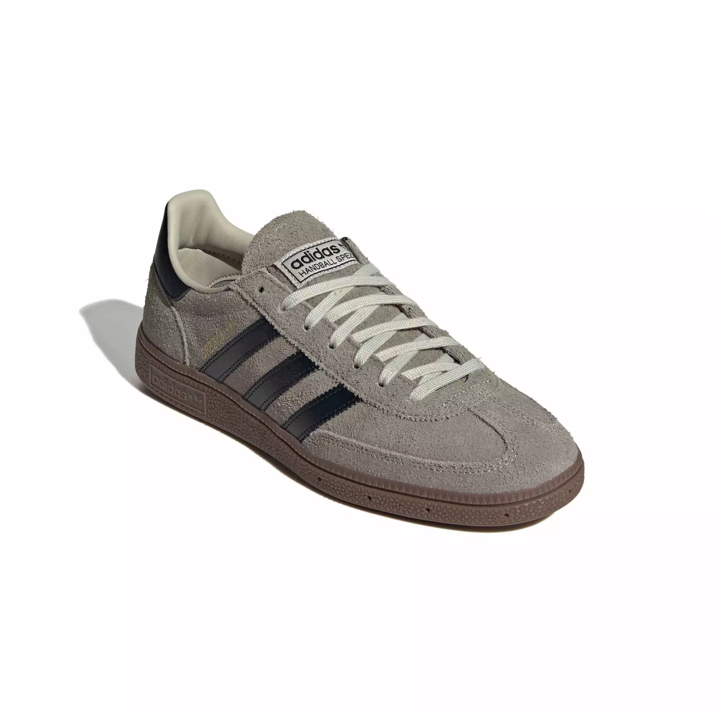 adidas Originals Handball Spezial "Silver Pebble/Core Black/Gum 5" Men's Shoe - SILVER/BLACK/GUM